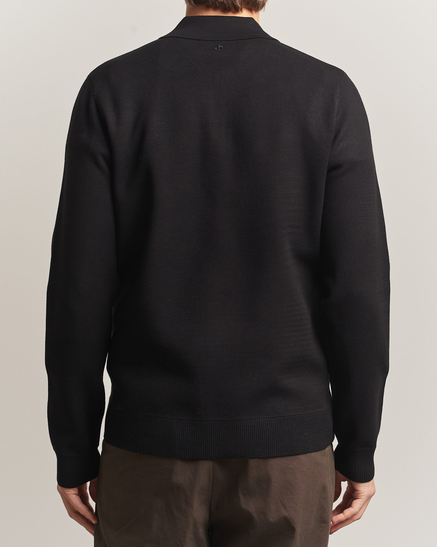 Men | Sweaters & Knitwear | Samsøe Samsøe | Matt Half Zip Polo Black