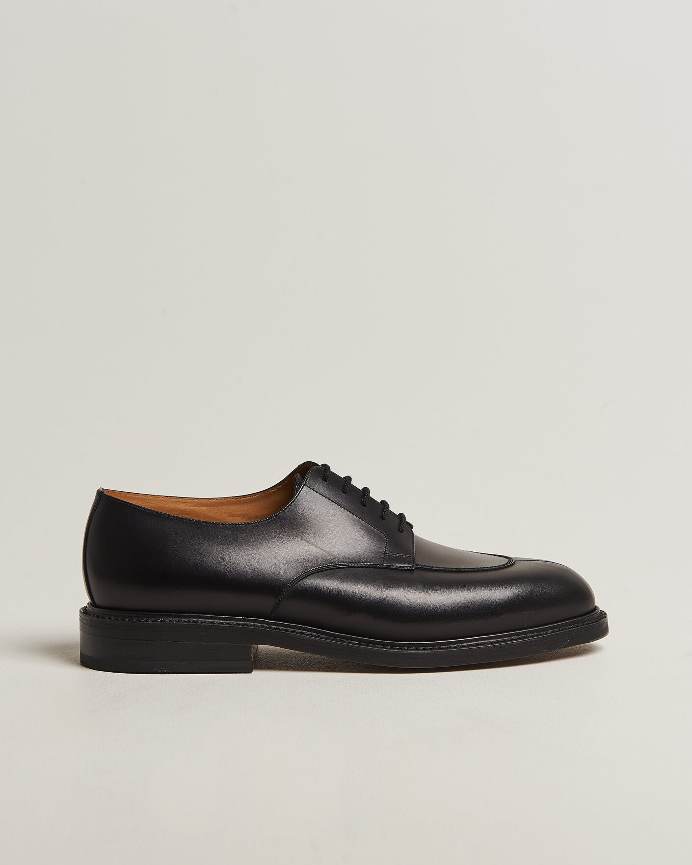 Men | Derby Shoes | J.M. Weston | Half Hunt Derby Black Calf
