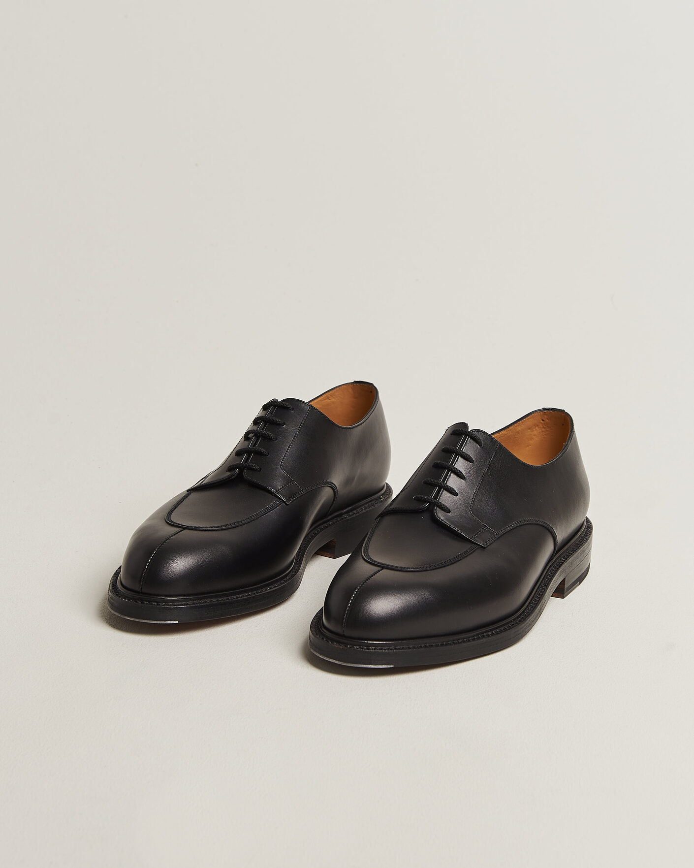 Men | Derby Shoes | J.M. Weston | Half Hunt Derby Black Calf