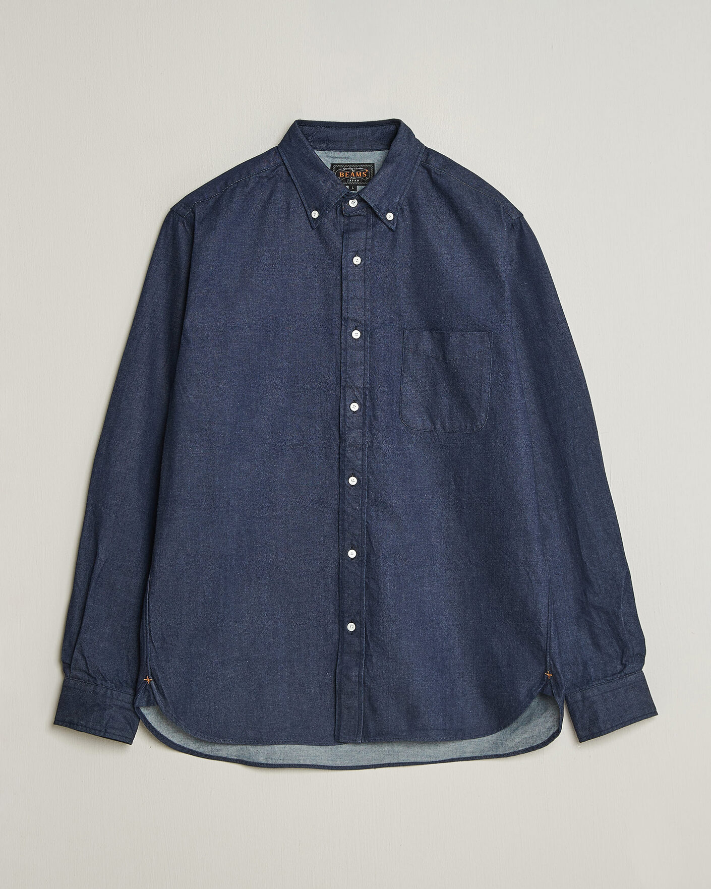 Men | Shirts | BEAMS PLUS | Denim Button Down Shirt Indigo