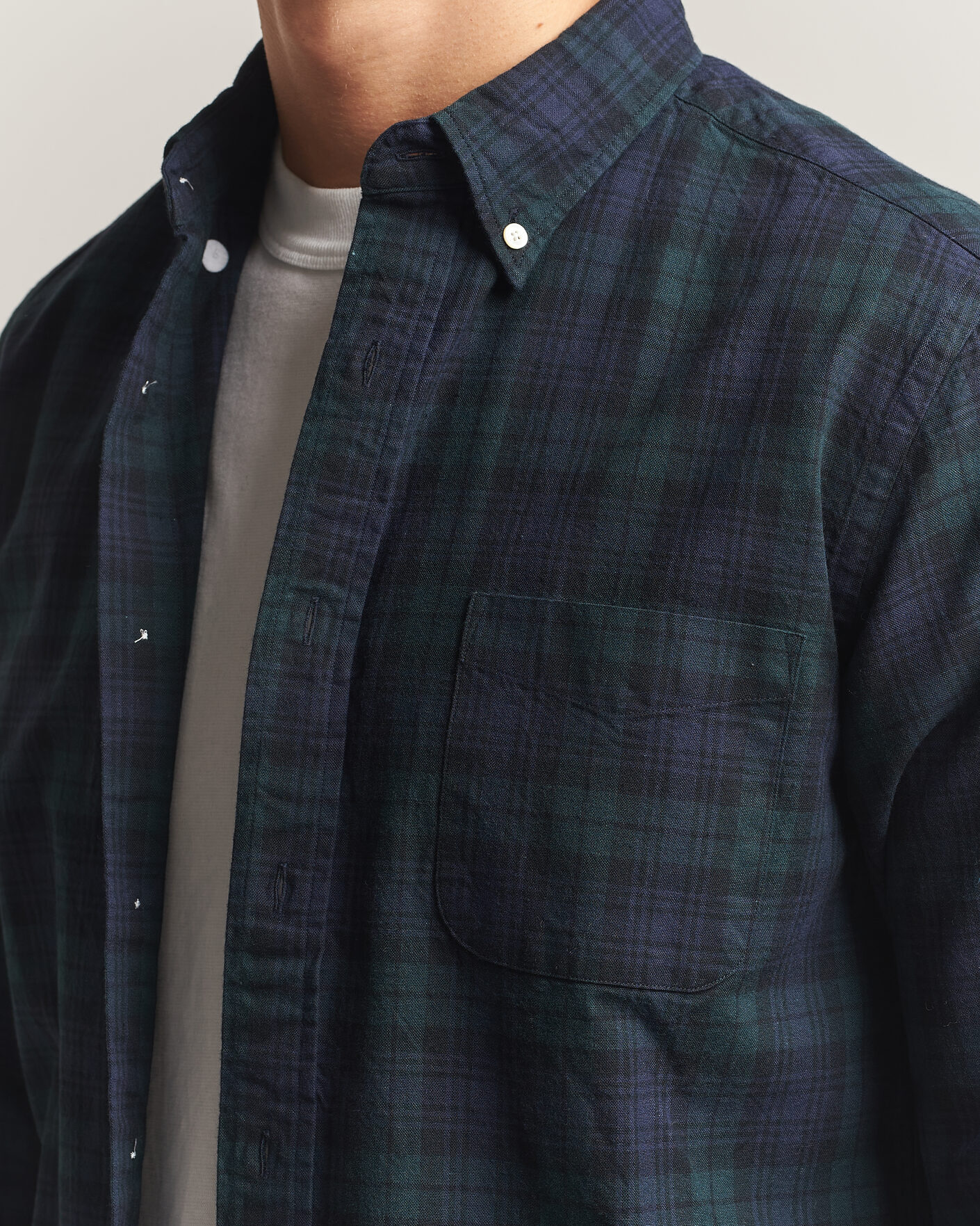 Men | Shirts | BEAMS PLUS | Button Down Shirt Black Watch