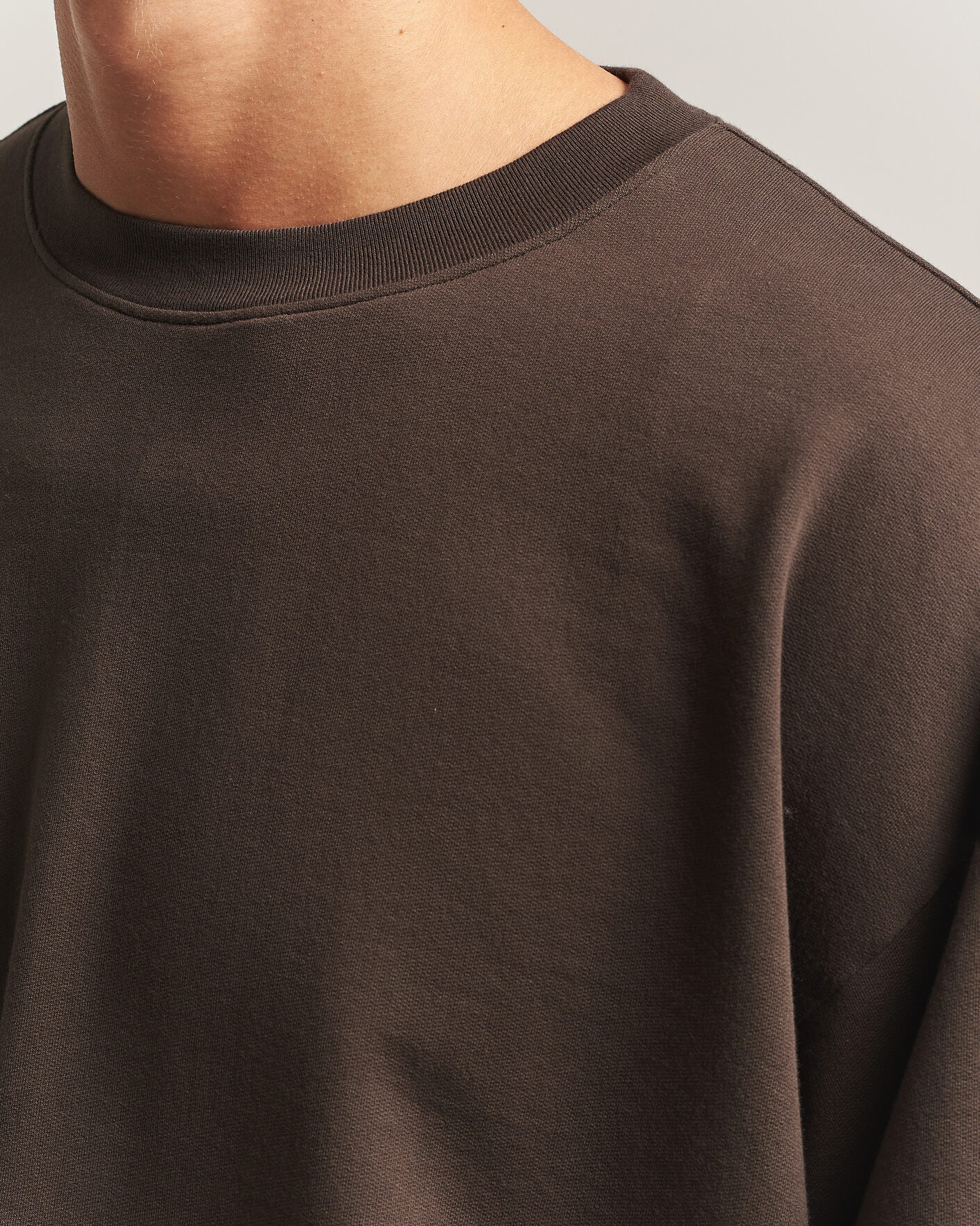 Men | Sweaters & Knitwear | Auralee | Super High Gauge Sweat Pullover Dark Brown