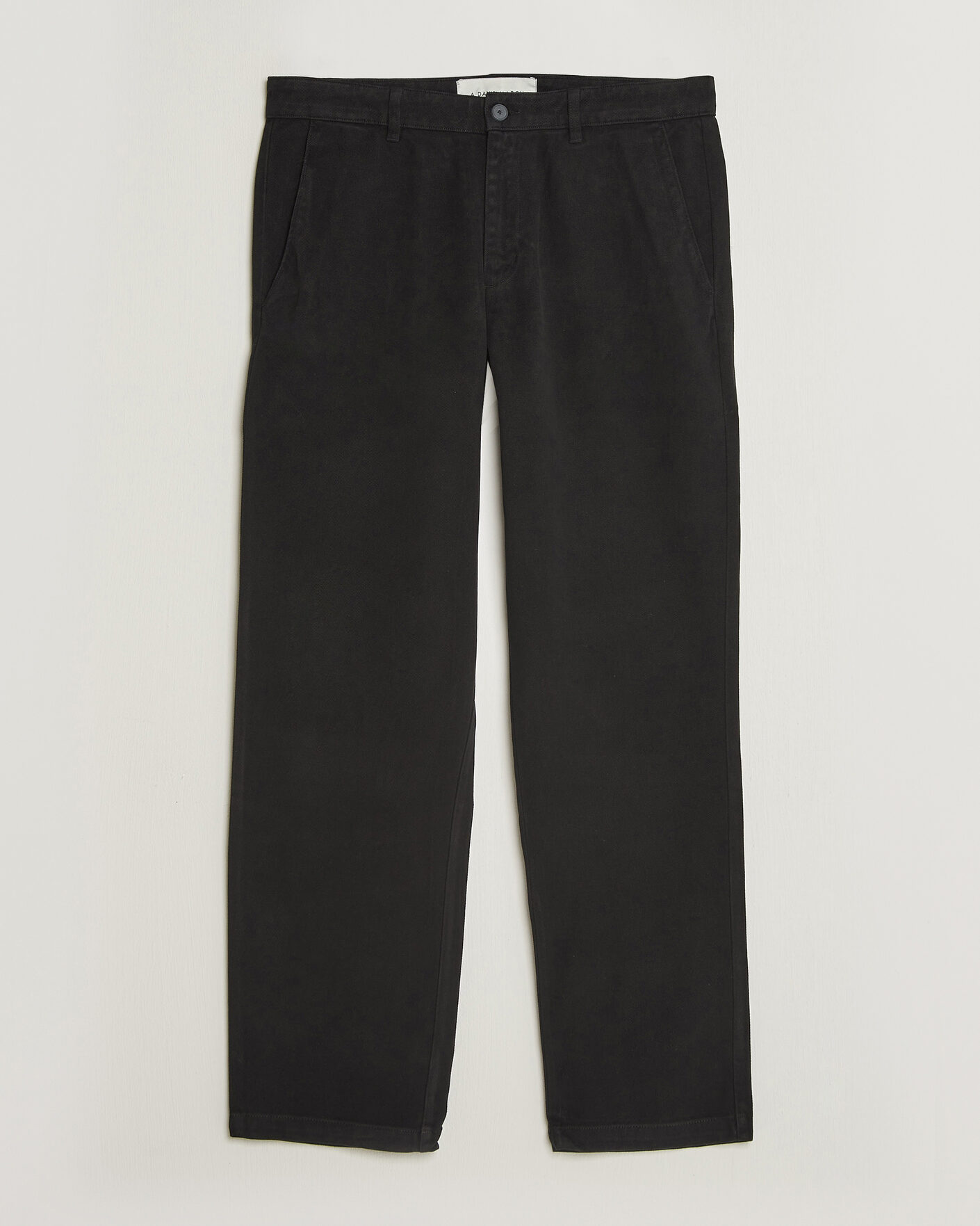 Men | Trousers | A Day's March | Miller Cotton/Lyocell Trousers Black