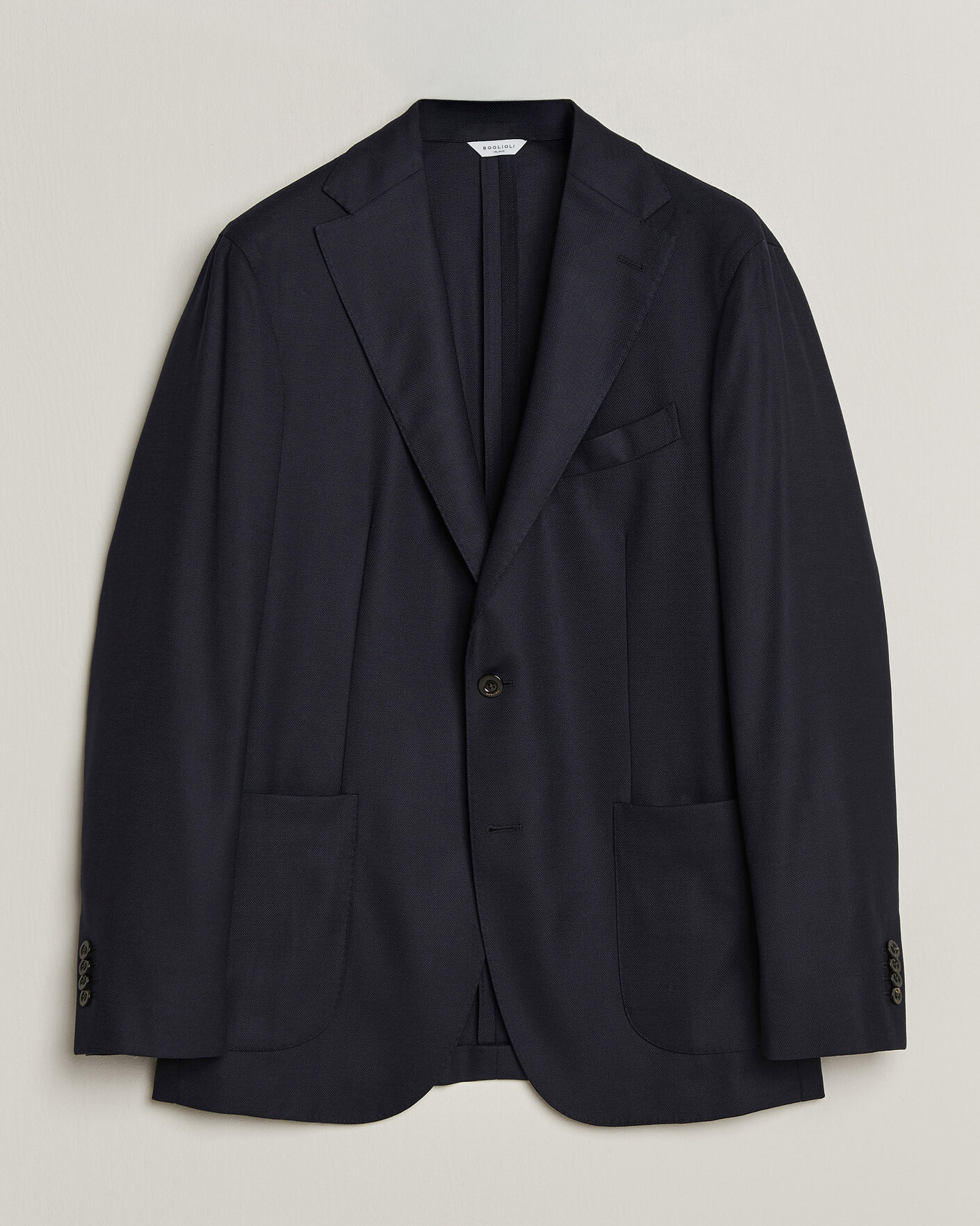 Men | Blazers | Boglioli for Care of Carl | Boglioli K Jacket Exclusive Hopsack Blazer Navy