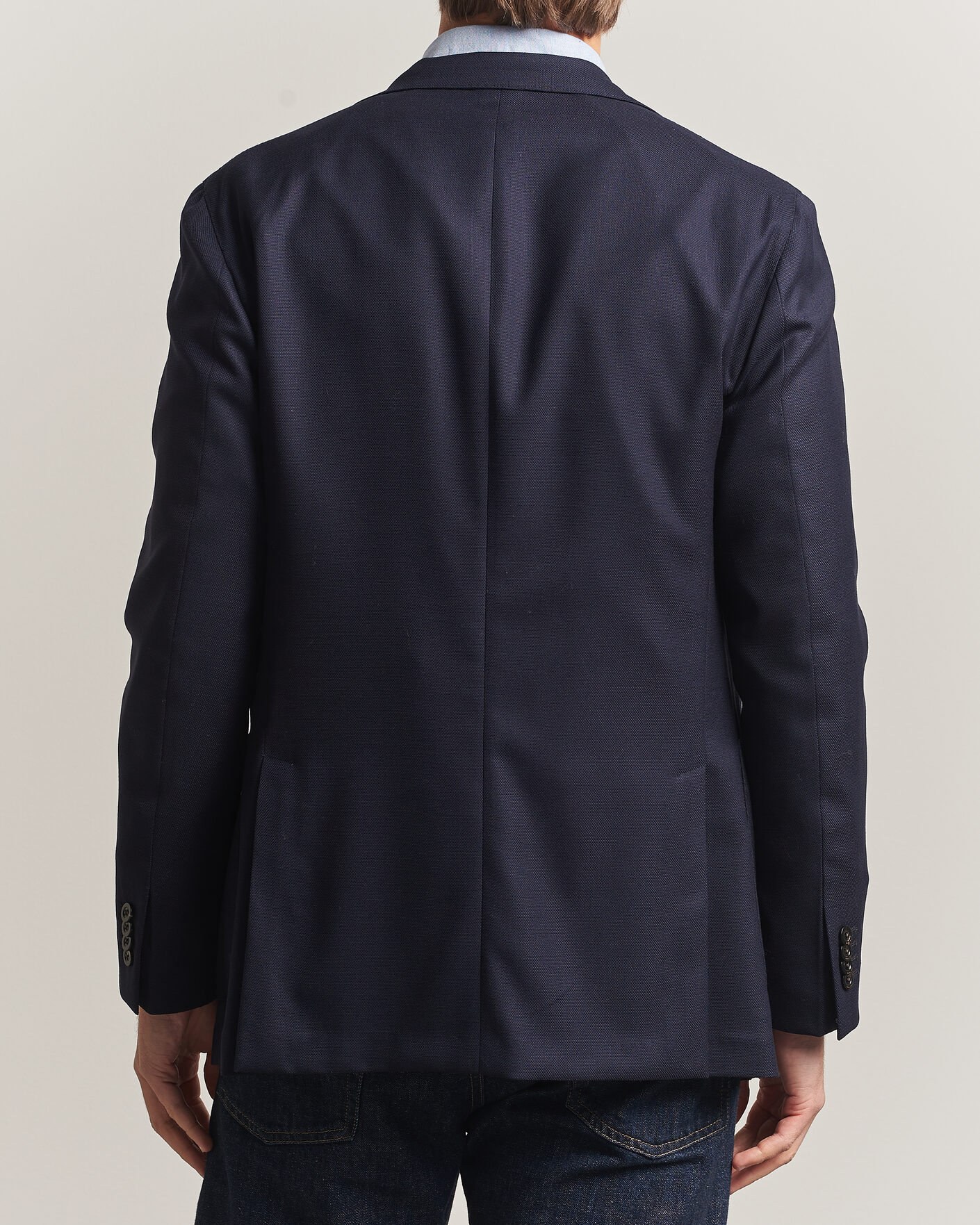 Men | Blazers | Boglioli for Care of Carl | Boglioli K Jacket Exclusive Hopsack Blazer Navy
