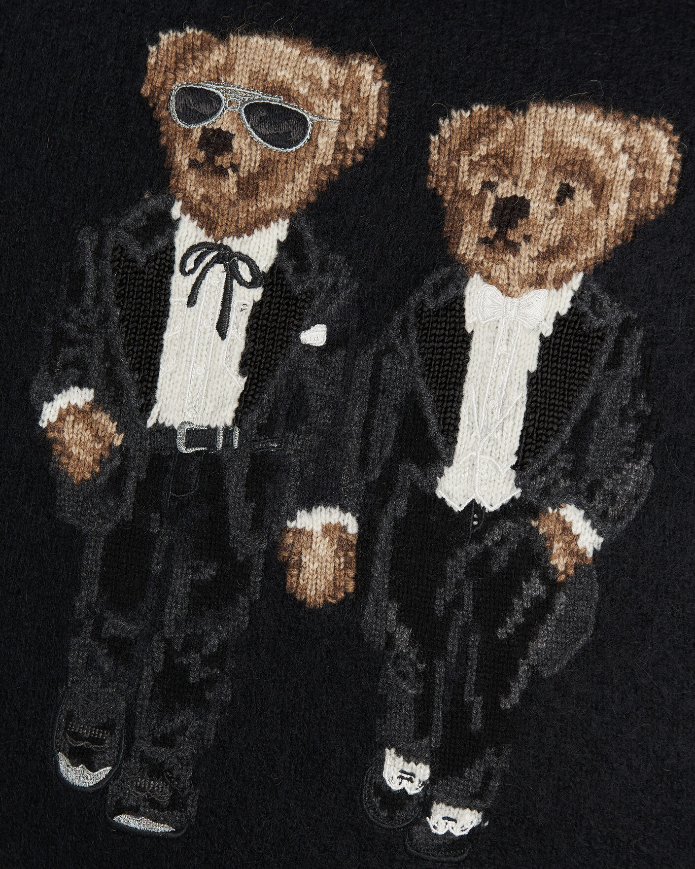 Men | Home | Ralph Lauren Home | Ralph & Ricky Bear Wool/Alpaca Pillow Black