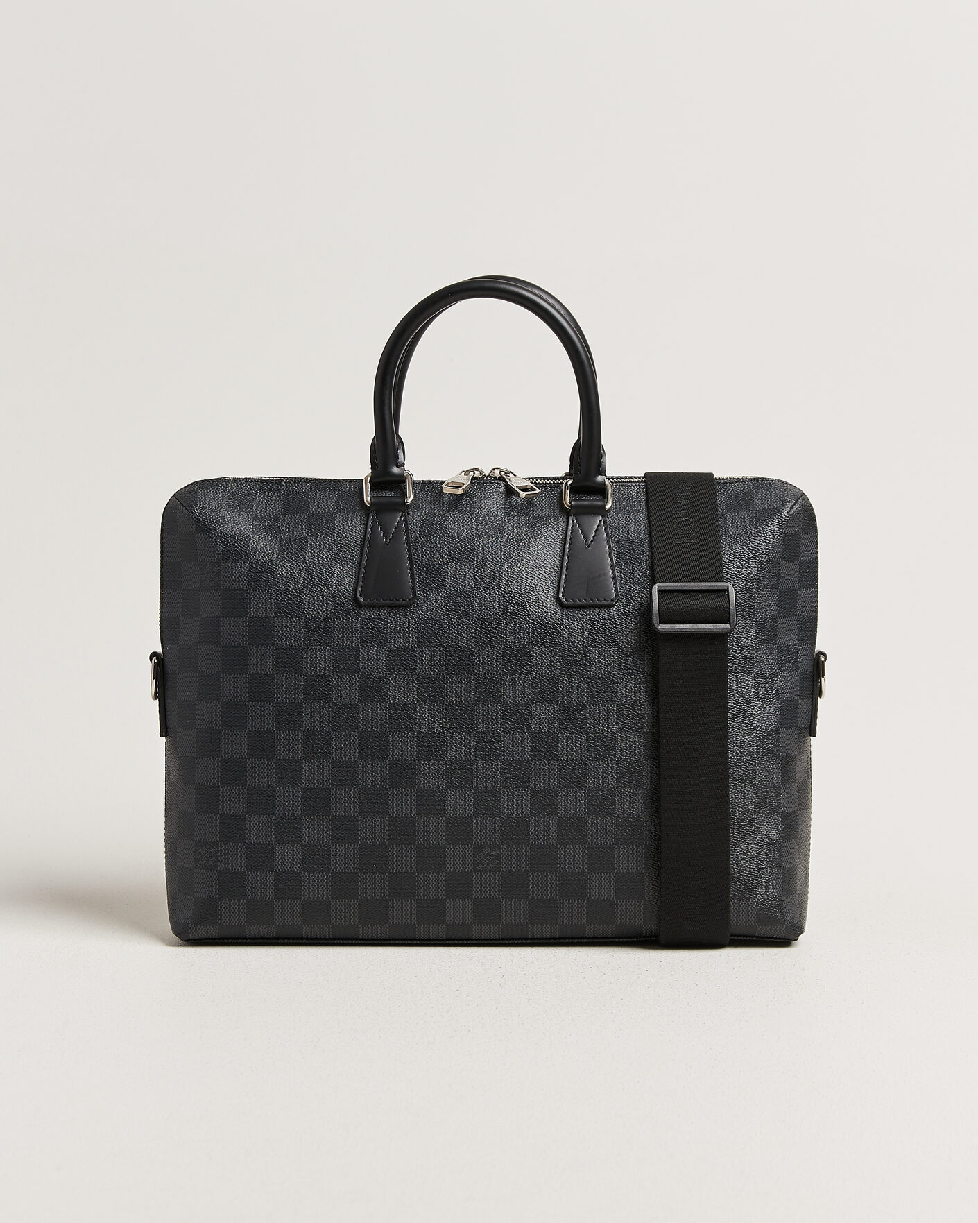 Men | Pre-Owned & Vintage Bags | Louis Vuitton Pre-Owned | Porte Documents Bag Damier Graphite