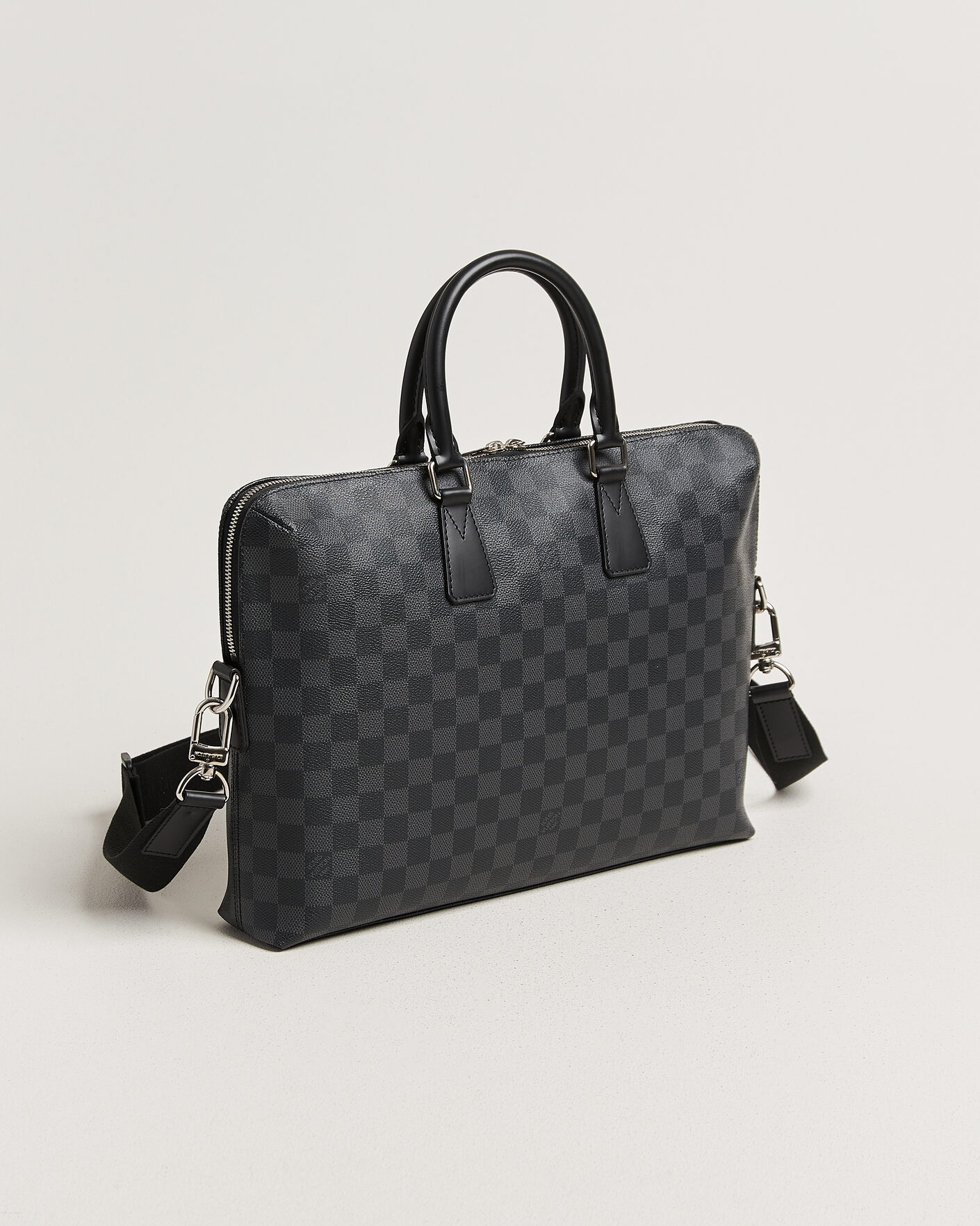 Men | Pre-Owned & Vintage Bags | Louis Vuitton Pre-Owned | Porte Documents Bag Damier Graphite
