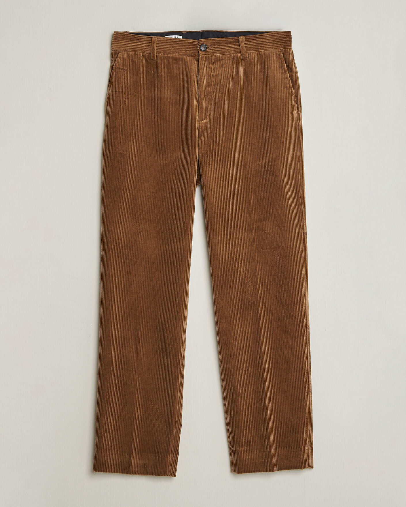 Men | Trousers | Filippa K | Julian Corduroy Chino Trousers Tobacco
