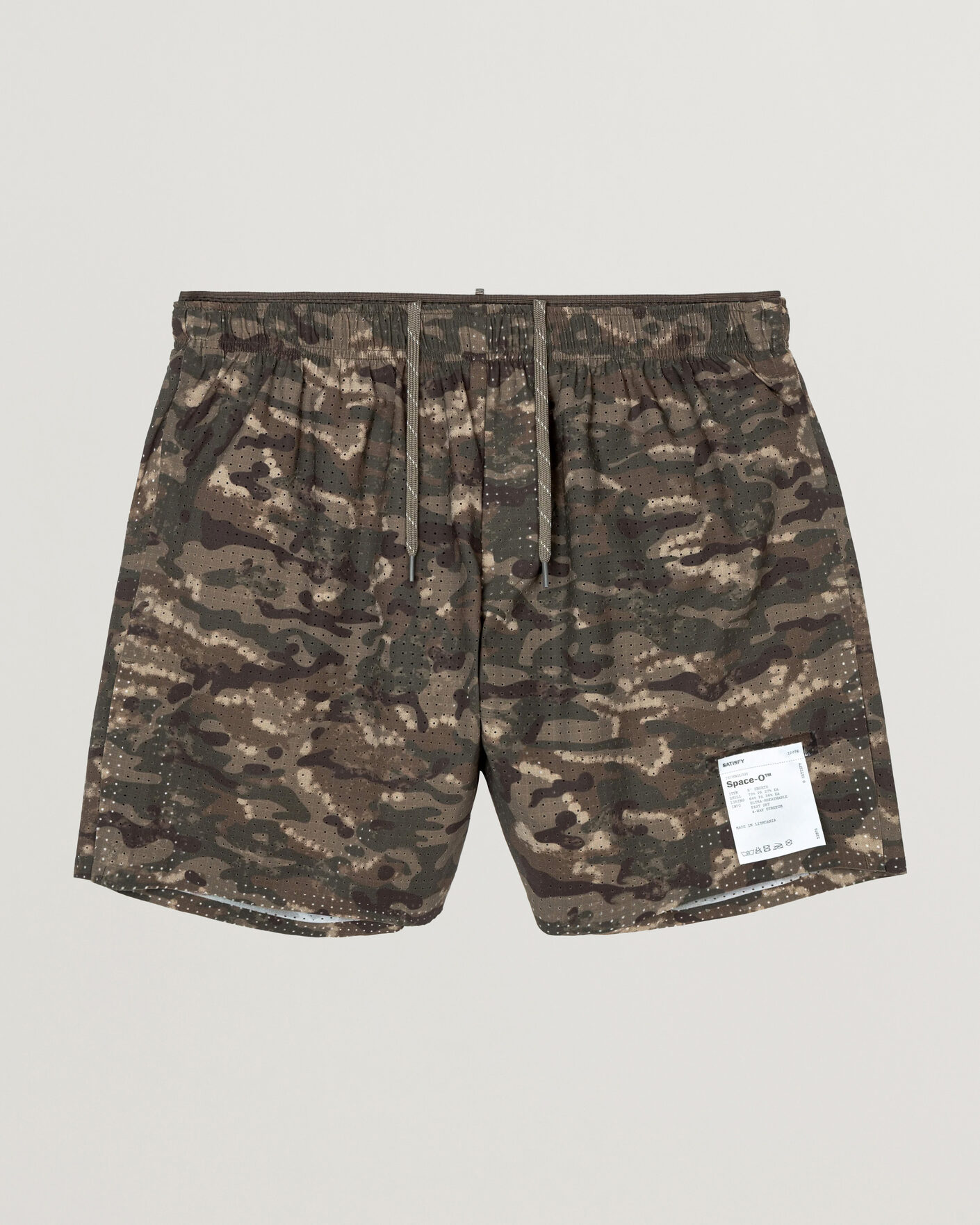Men | Shorts | Satisfy | Space-O 5 Inch Shorts Overland Trek Camo
