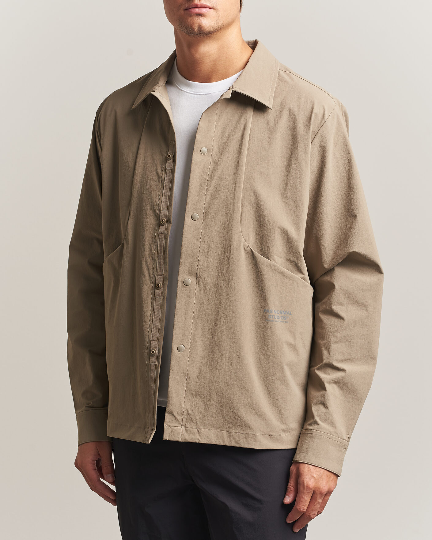 Men | Shirts | Pas Normal Studios | Off-Race Tech Shirt Dusty Earth