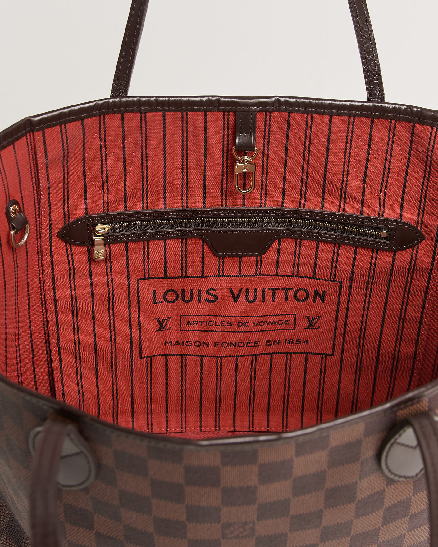 Men | Pre-Owned & Vintage Bags | Louis Vuitton Pre-Owned | Neverfull MM  Damier Ebene