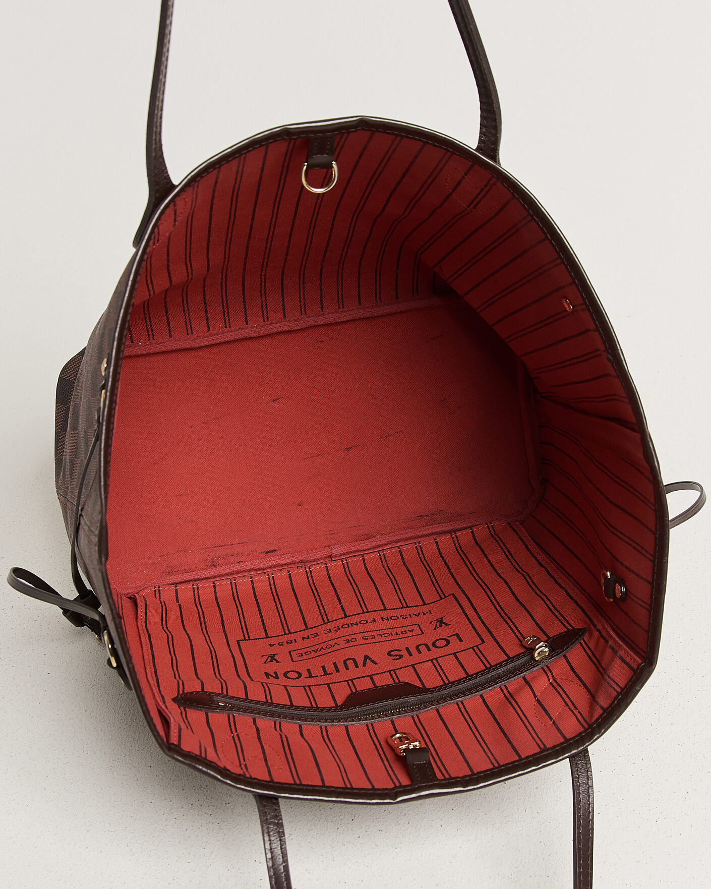 Men | Pre-Owned & Vintage Bags | Louis Vuitton Pre-Owned | Neverfull MM  Damier Ebene