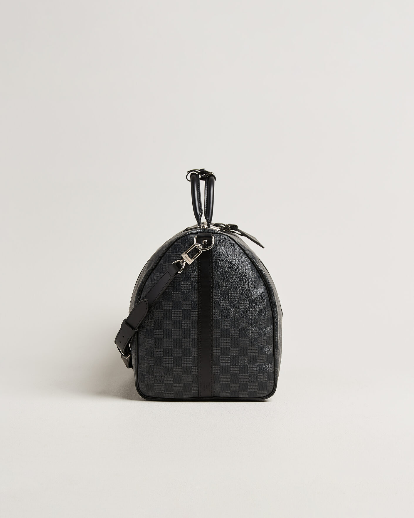 Men | Pre-Owned & Vintage Bags | Louis Vuitton Pre-Owned | Keepall Bandouliére 55 Damier Graphite