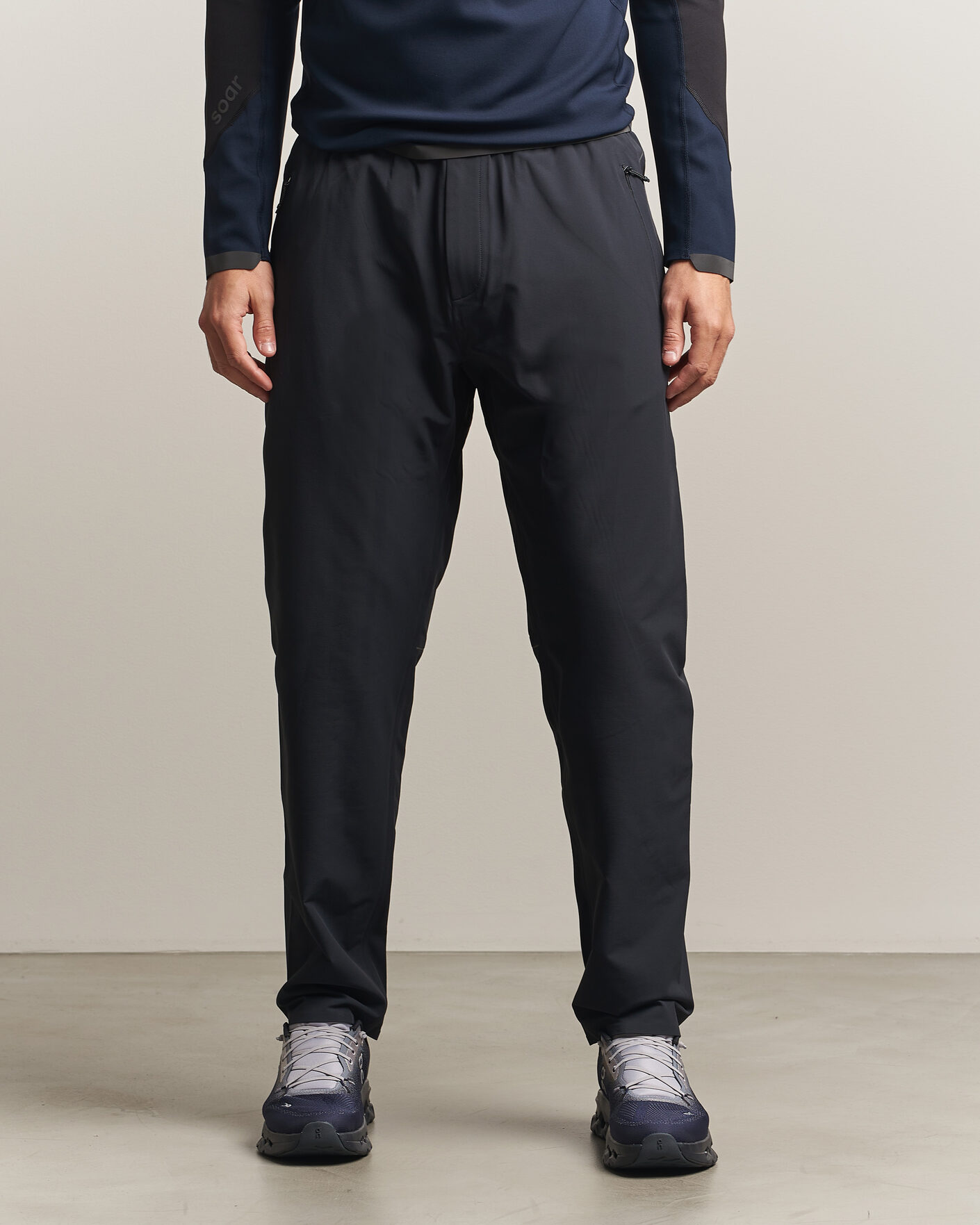 Men | Trousers | SOAR Running | Run Trousers Black