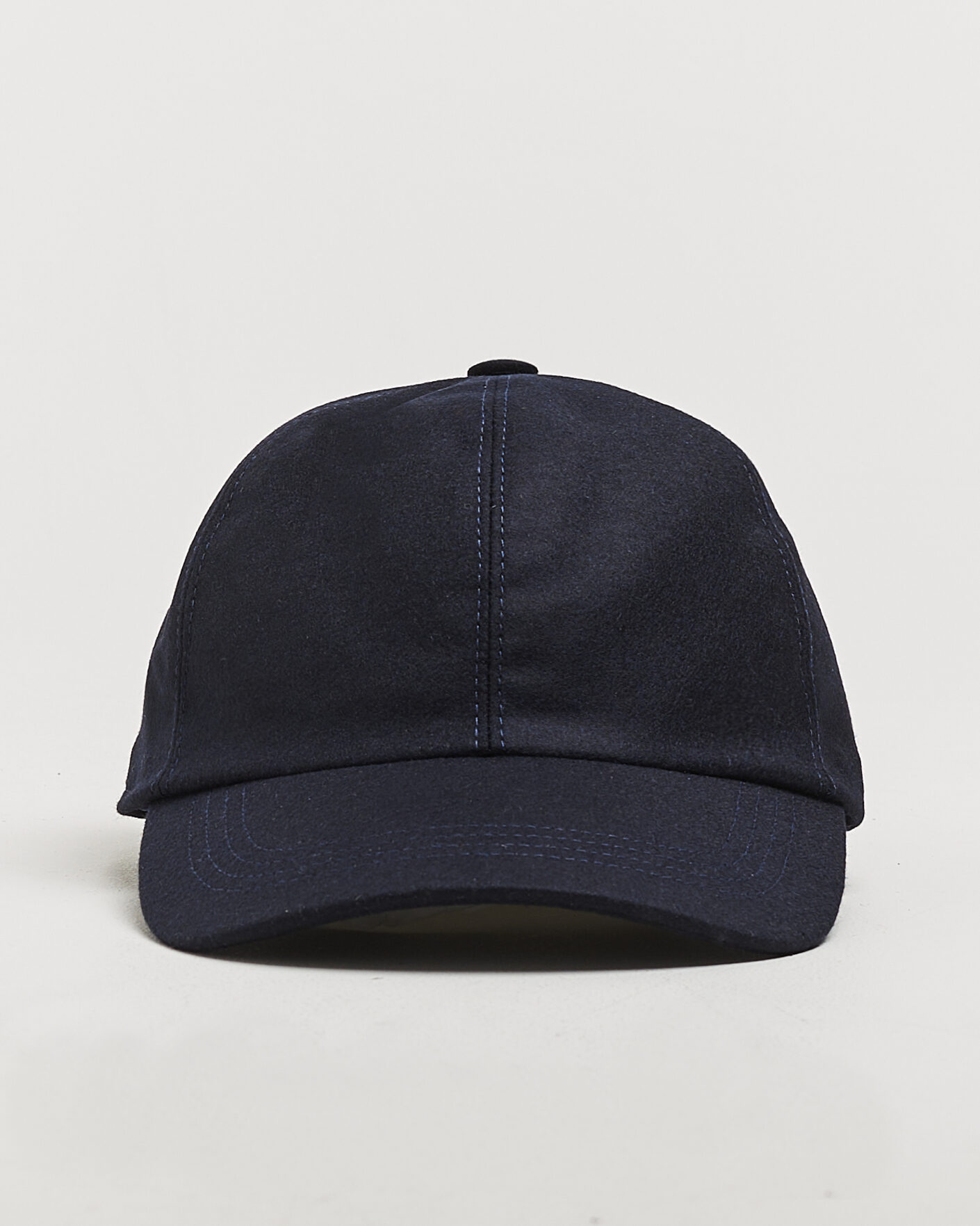 Wigéns Wool/Cashmere Baseball Cap Navy at CareOfCarl.com
