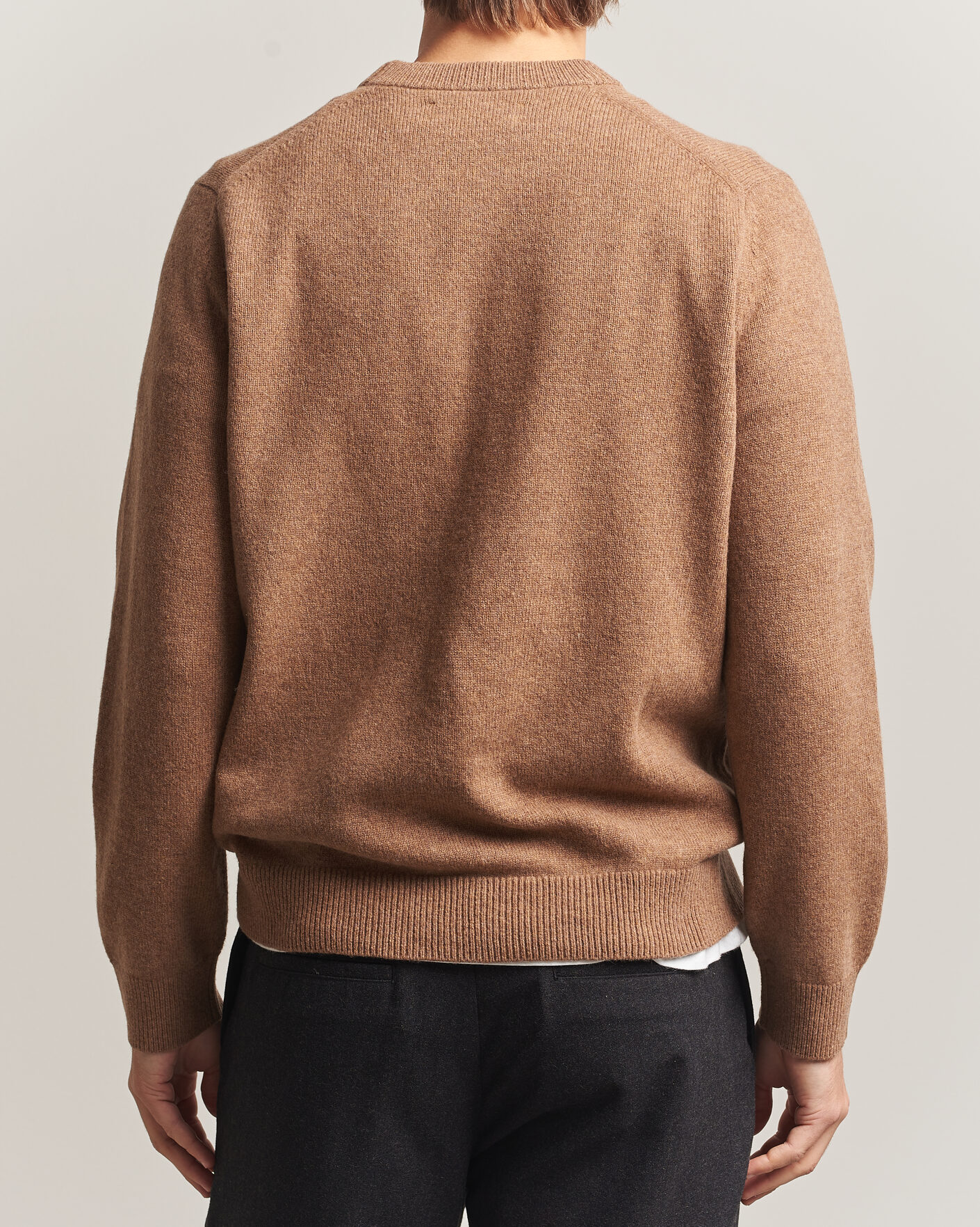 Men | Sweaters & Knitwear | Samsøe Samsøe | Isak Knitted Crew Neck Lead Gray
