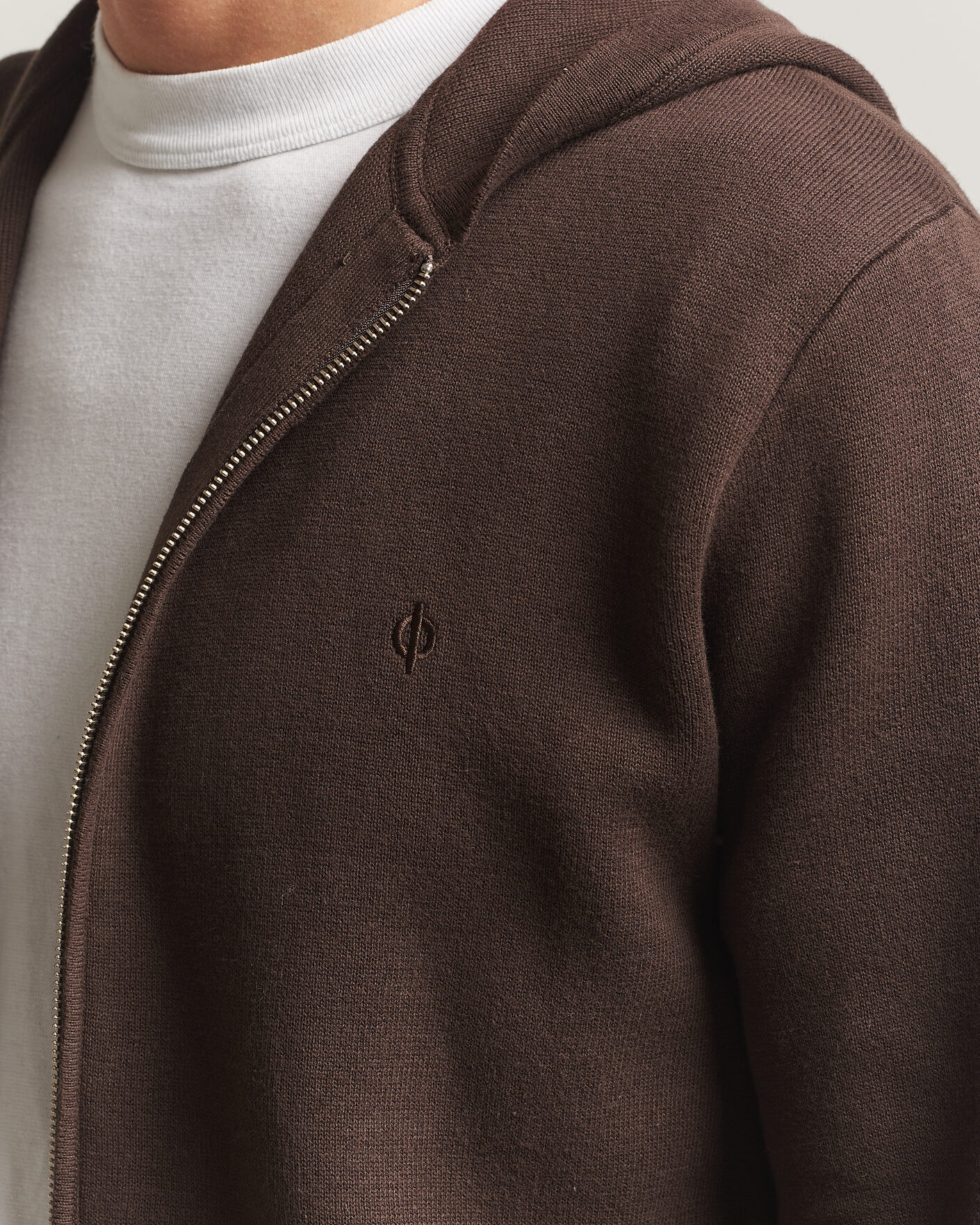 Men | Sweaters & Knitwear | Samsøe Samsøe | Niklas Full Zip Hoodie Delicioso