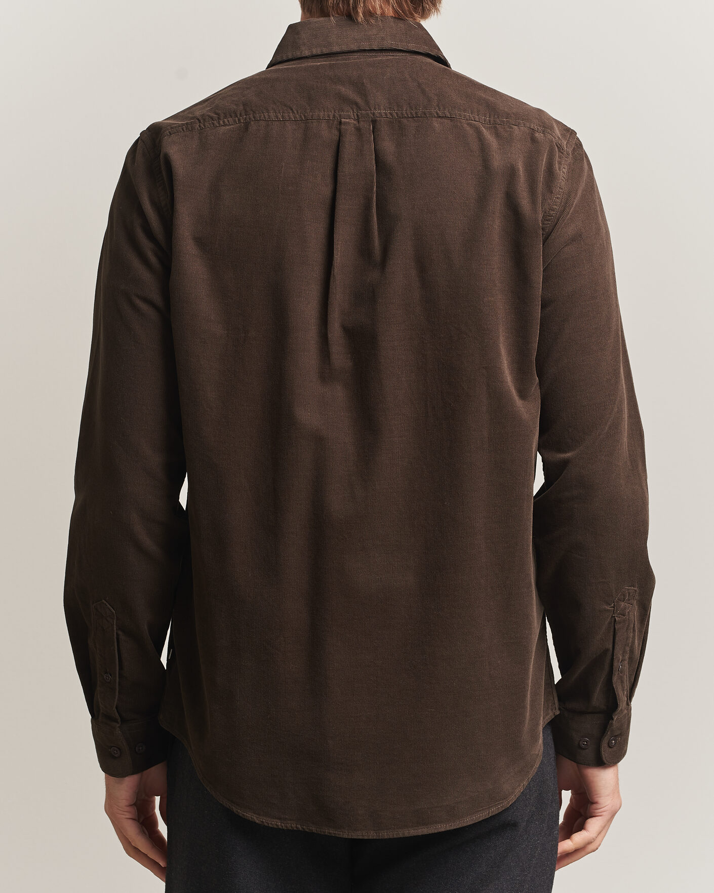 Men | Shirts | Samsøe Samsøe | Liam Baby Cord Checked Shirt Delicioso