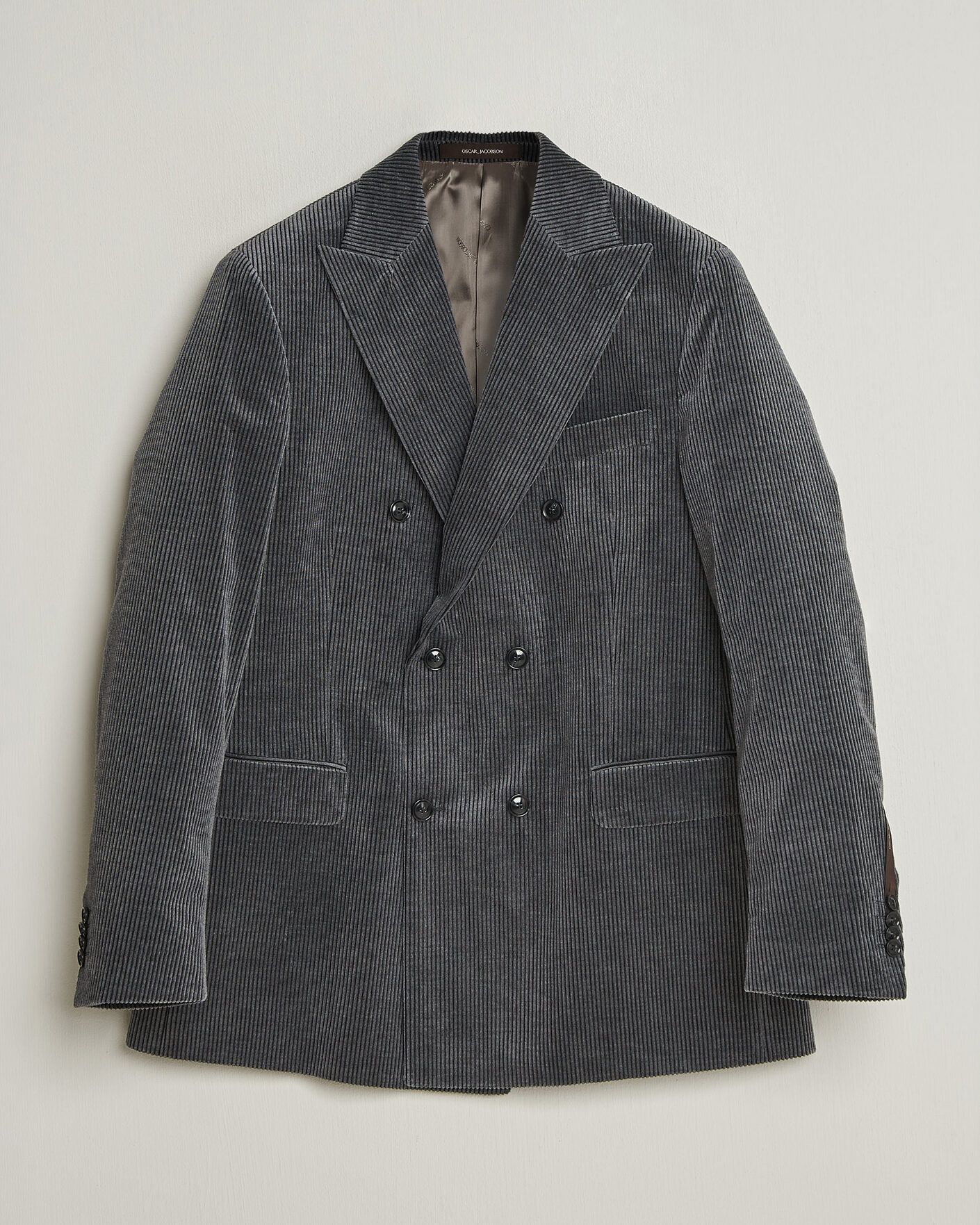 Men | Blazers | Oscar Jacobson | Farris Corduroy Blazer Grey