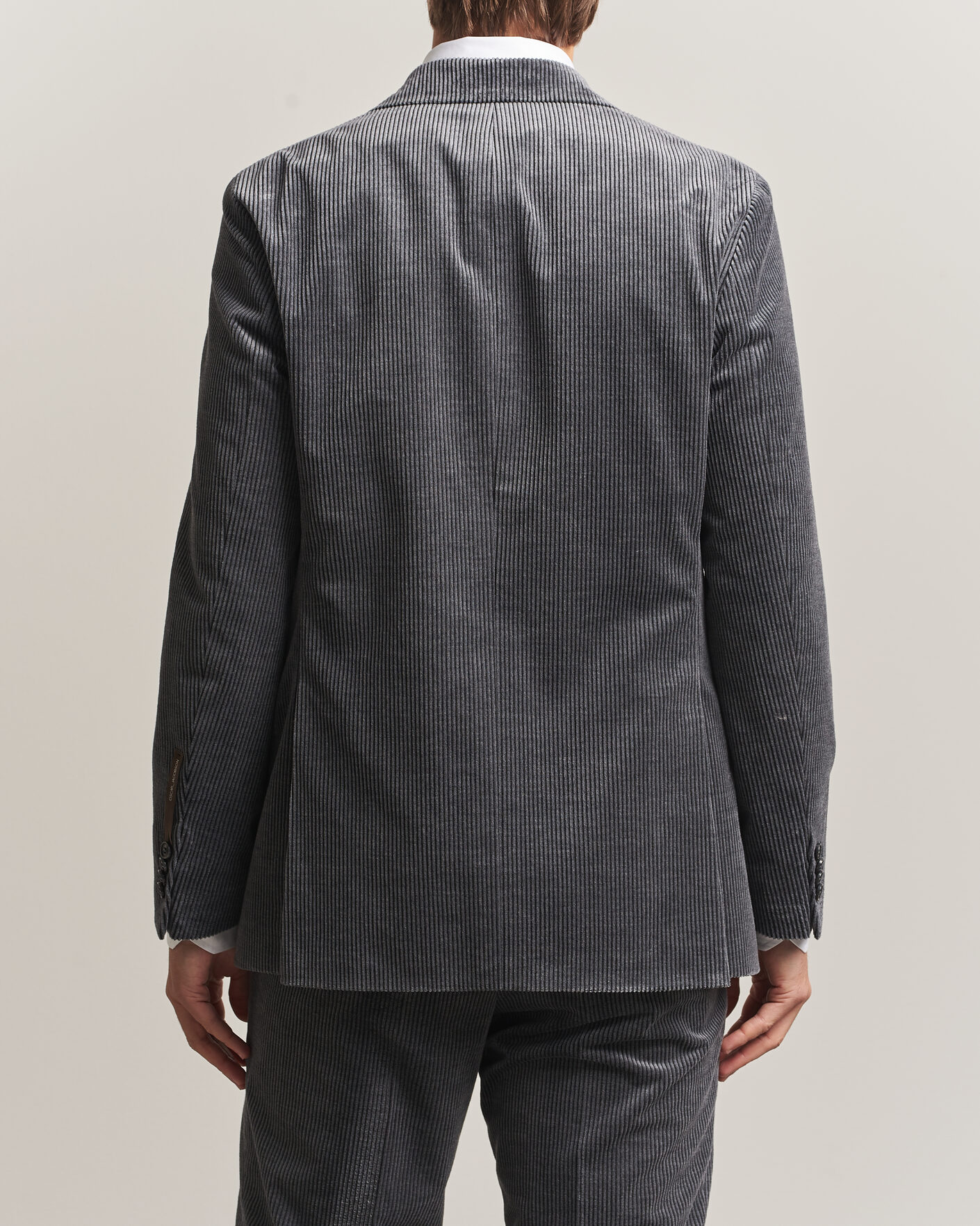 Men | Blazers | Oscar Jacobson | Farris Corduroy Blazer Grey