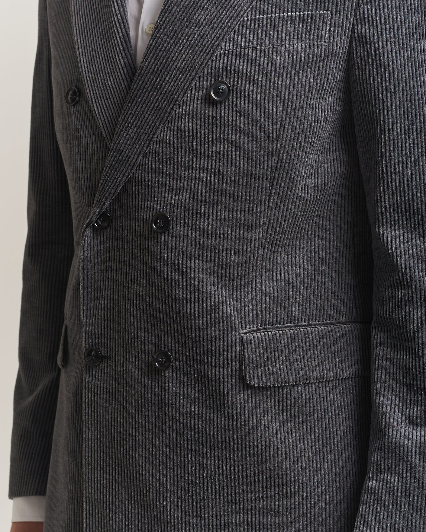 Men | Blazers | Oscar Jacobson | Farris Corduroy Blazer Grey