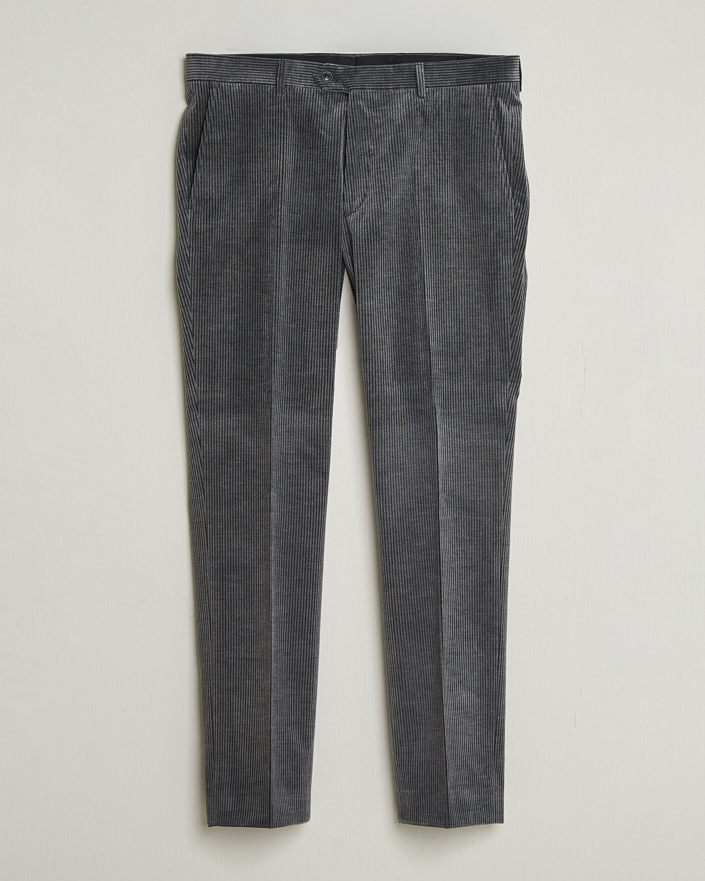 Men | Trousers | Oscar Jacobson | Dandy Corduroy Trousers Grey