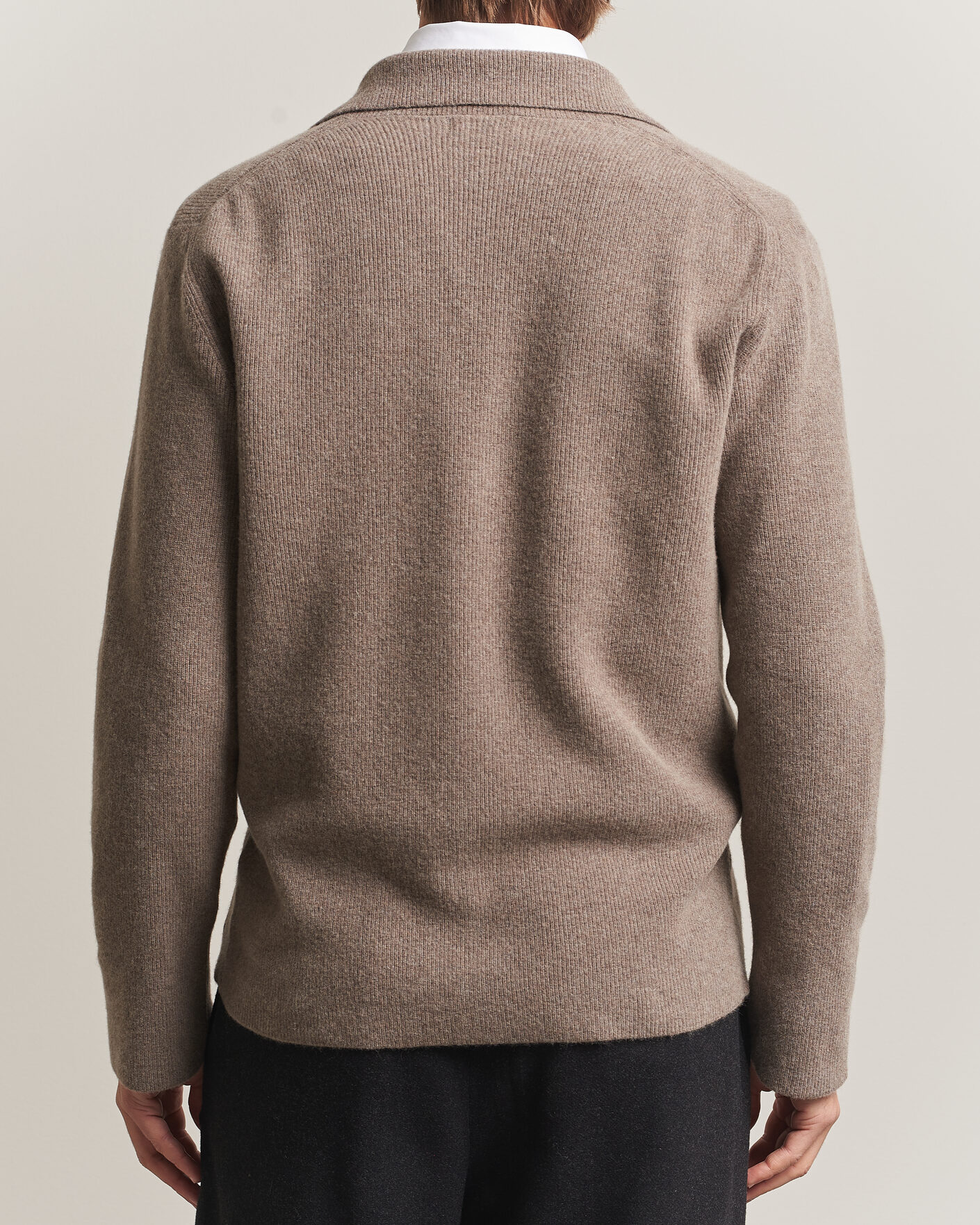 Men | Blazers | Oscar Jacobson | Antonio Knitted Blazer Taupe