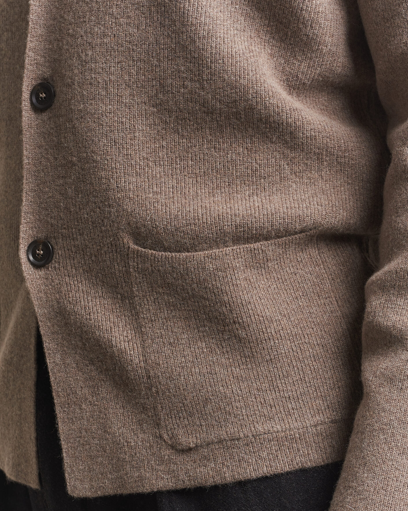 Men | Blazers | Oscar Jacobson | Antonio Knitted Blazer Taupe