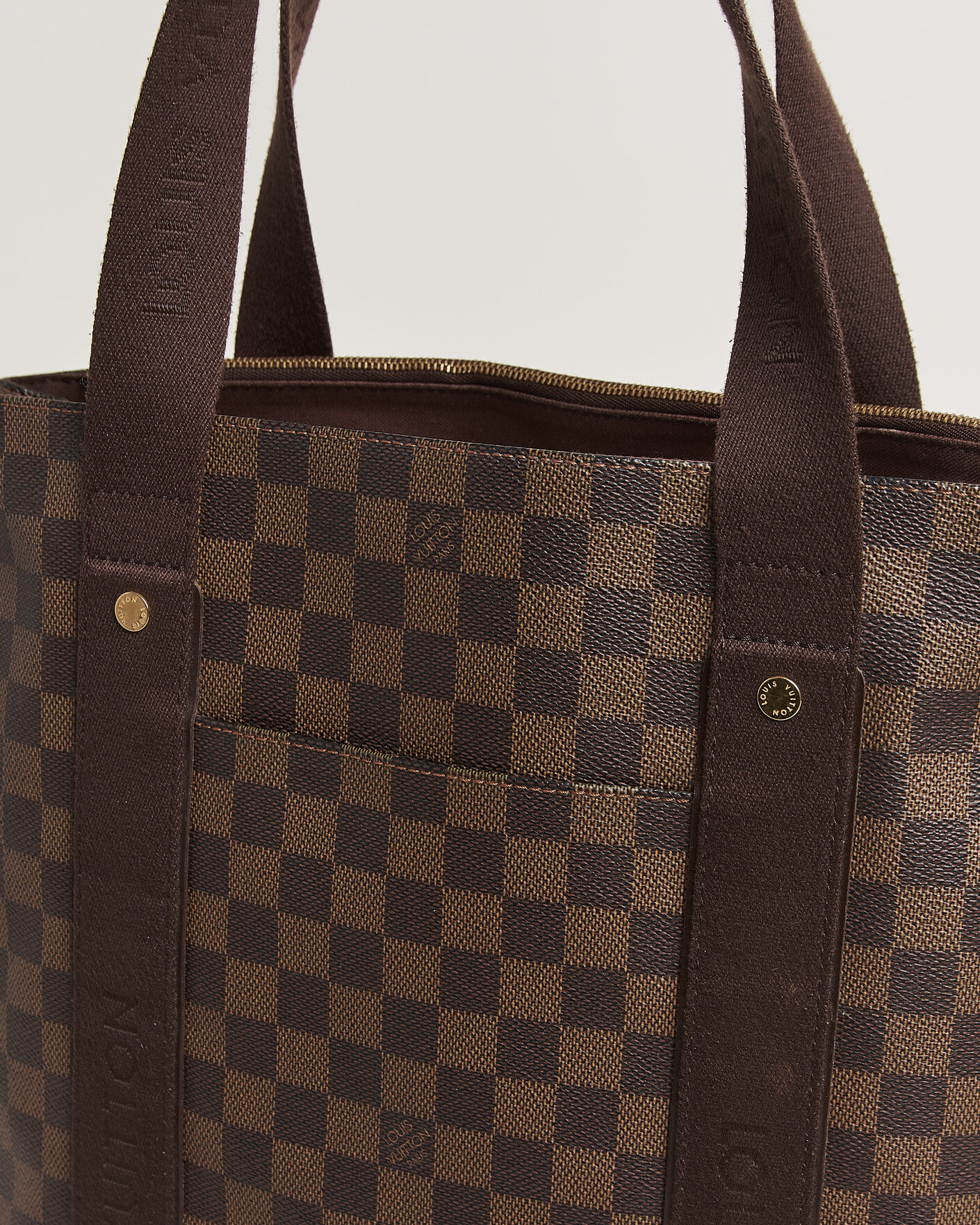 Men | Pre-Owned & Vintage Bags | Louis Vuitton Pre-Owned | Cabas Bobur Tote Bag Damier Ebene