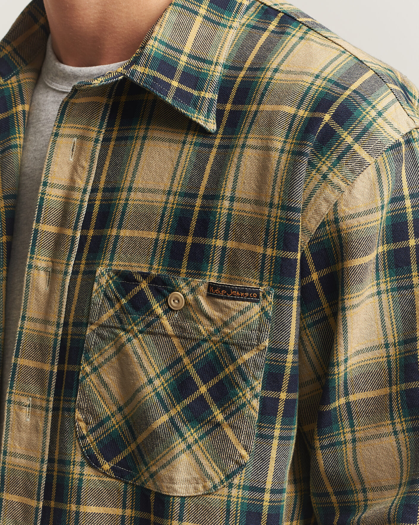 Men | Shirts | Nudie Jeans | Julian Checked Worker Shirt Multi