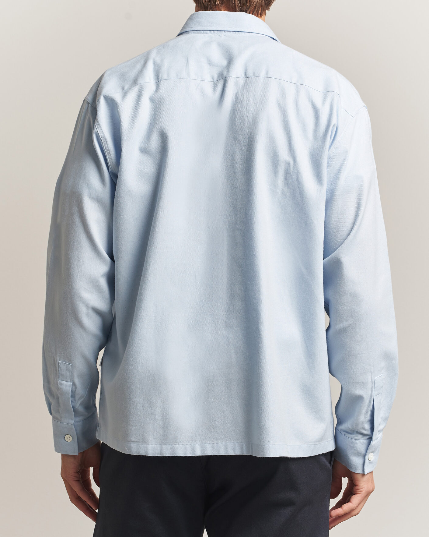 Men | Shirts | NN07 | Deon Brushed Light Flannel Shirt Sky Mist
