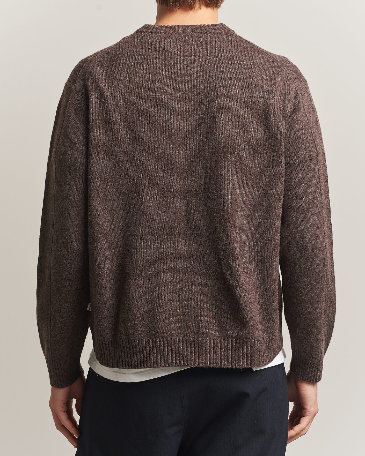 Men | Sweaters & Knitwear | NN07 | Russel Wool/Cotton Knitted Sweater Mable Husk
