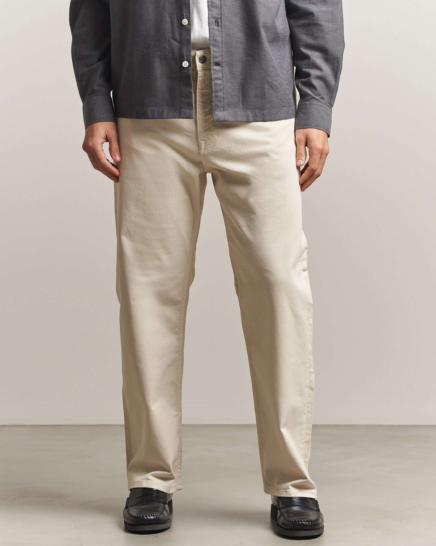 Men | Trousers | NN07 | Otis Relaxed Fit 5-Pocket Pants Ivory