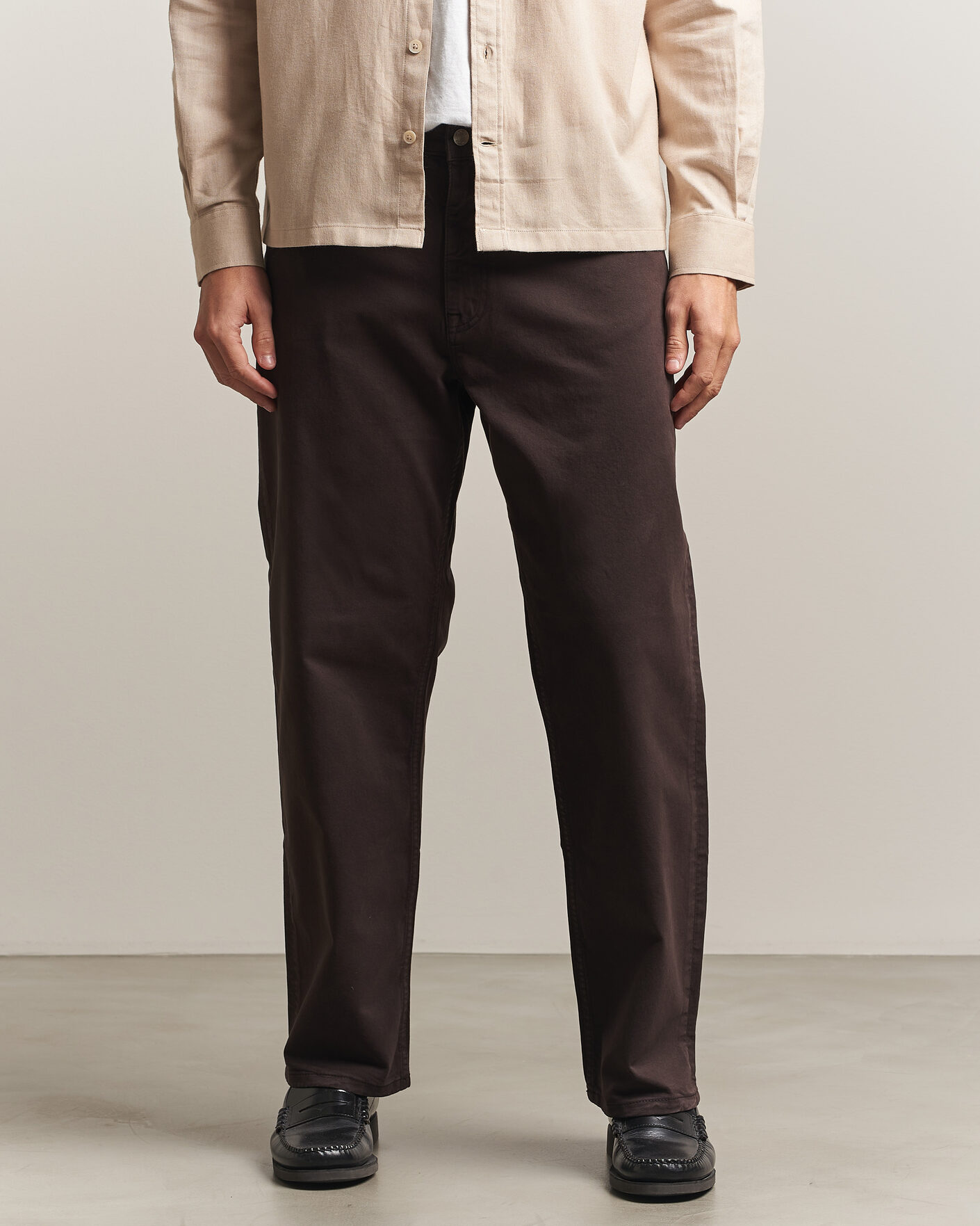 Men | Trousers | NN07 | Otis Relaxed Fit 5-Pocket Pants Deep Truffle