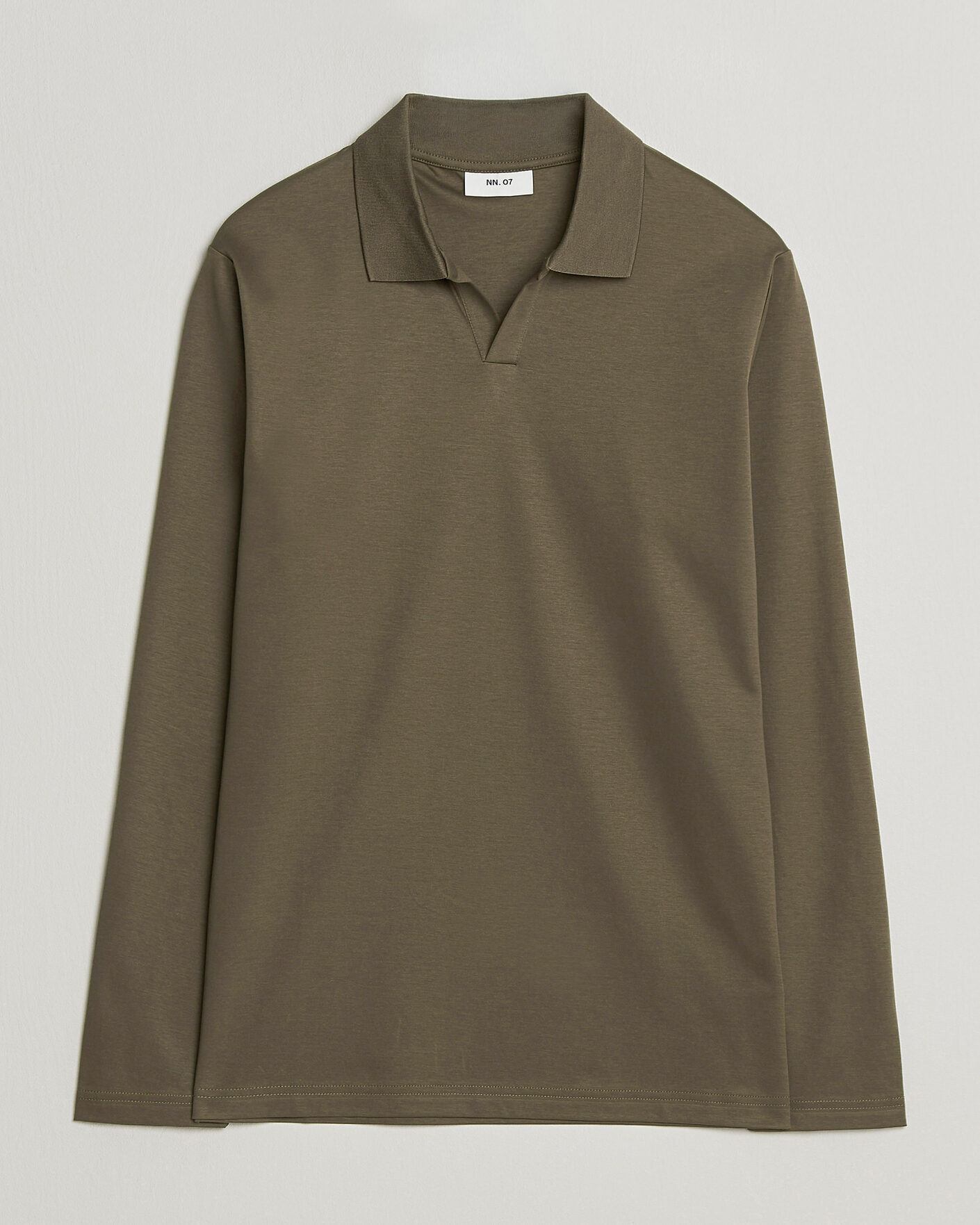 Men | Polo Shirts | NN07 | Paul Long Sleeve Polo Mable Husk