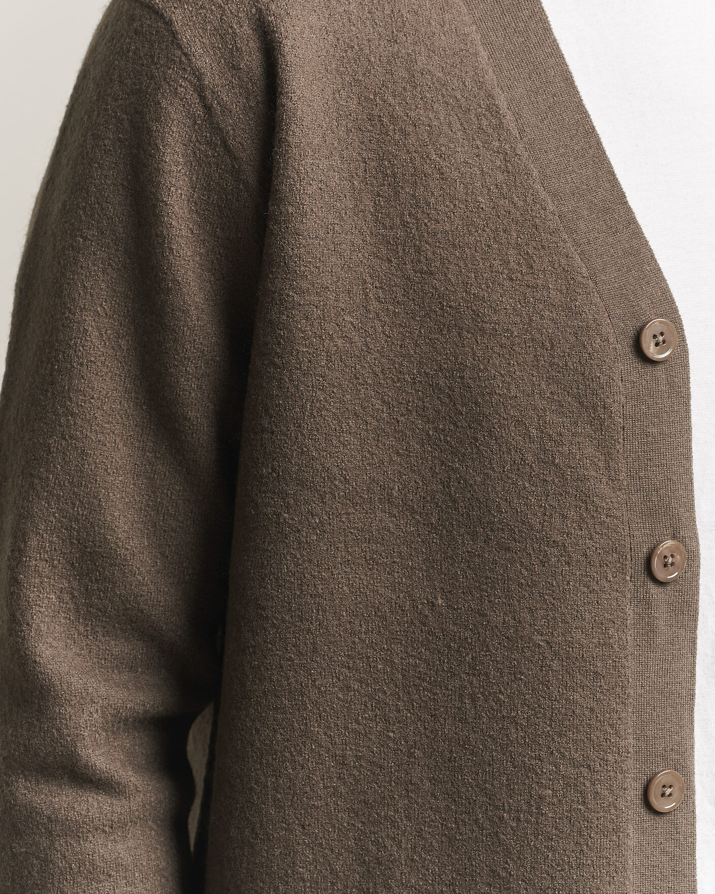 Men | Sweaters & Knitwear | NN07 | Jasper Wool Knitted Cardigan Mable Husk