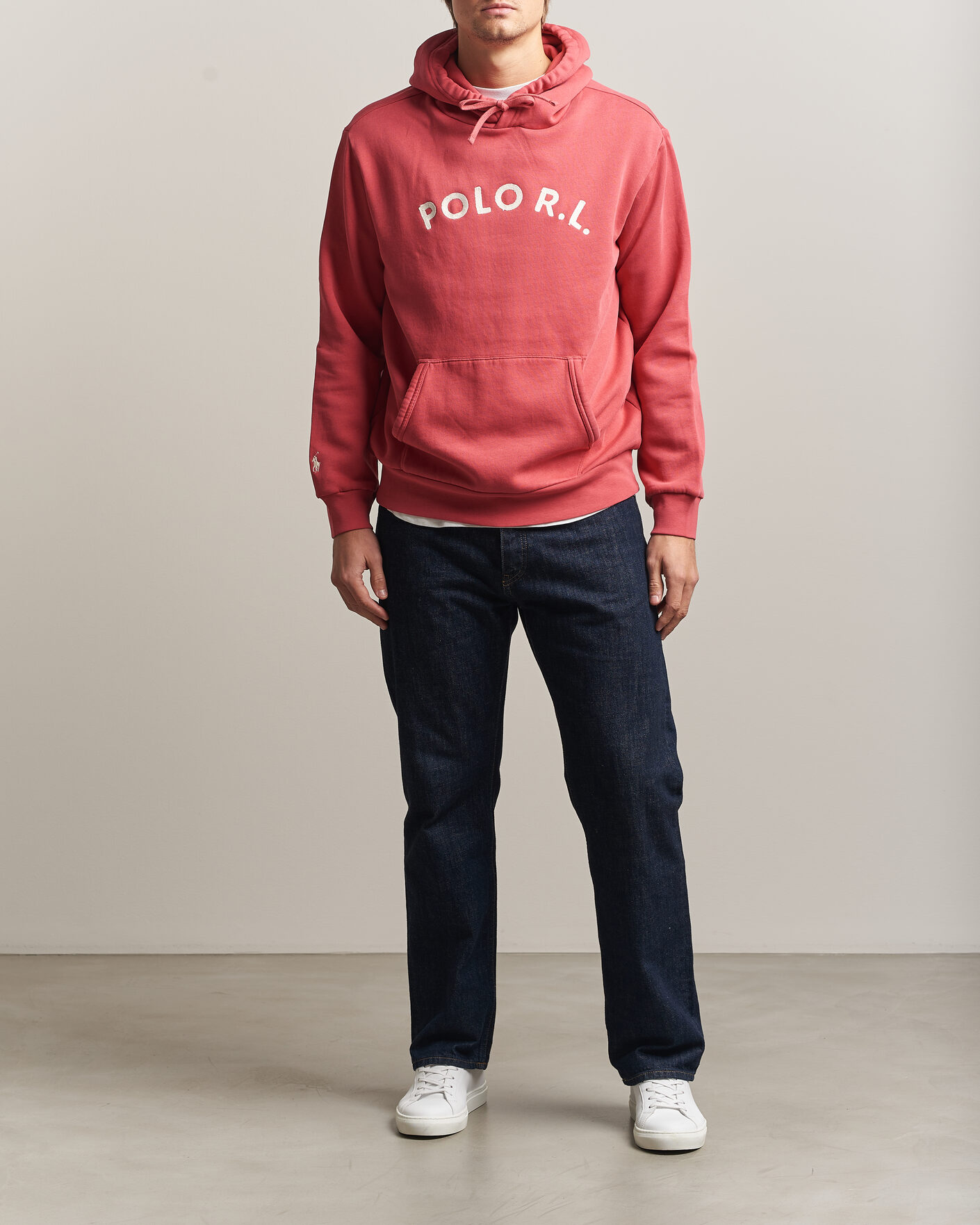 Men | Sweaters & Knitwear | Polo Ralph Lauren | Cotton Chest Logo Hood Nantucket Red