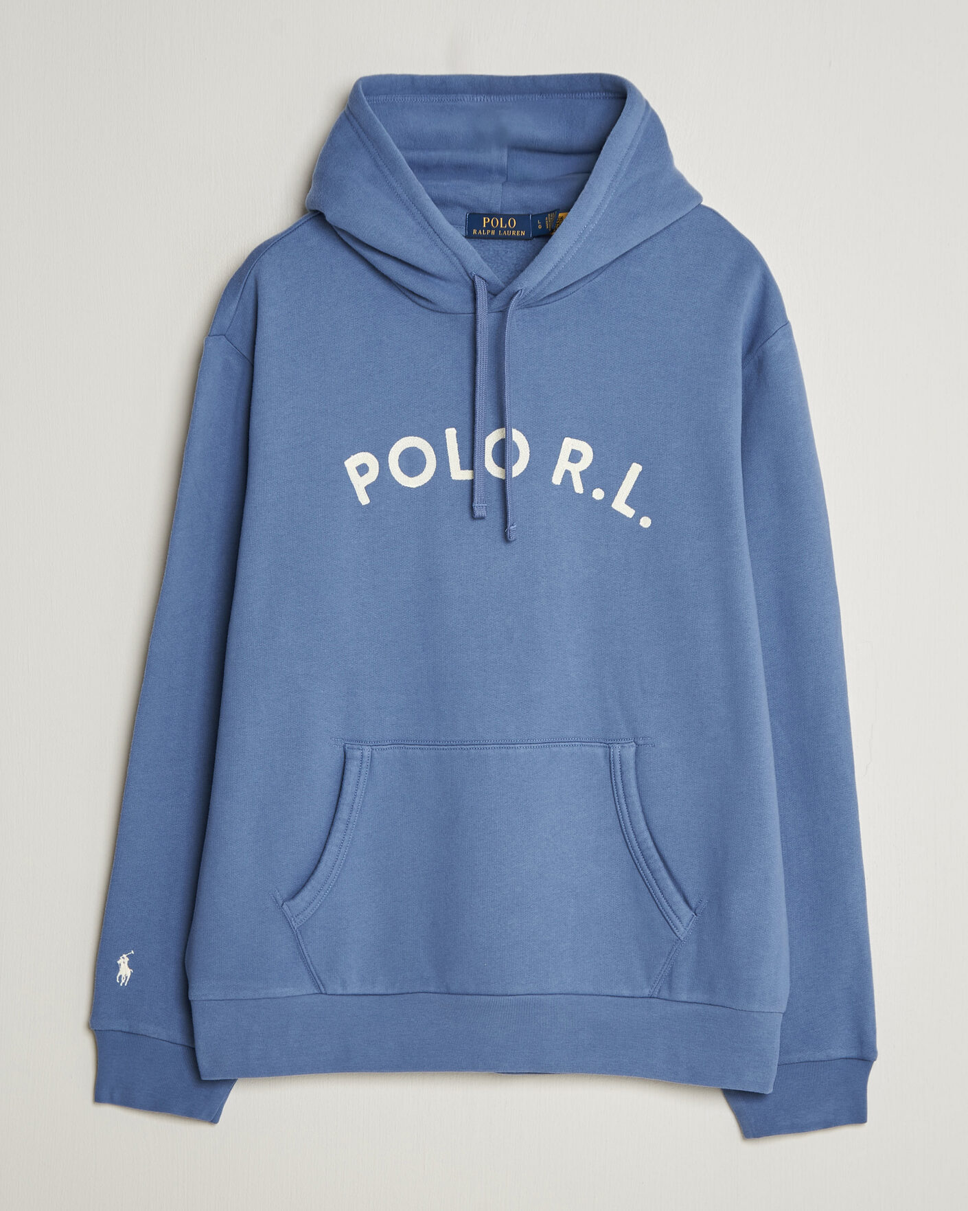 Men | Sweaters & Knitwear | Polo Ralph Lauren | Cotton Chest Logo Hood Carson Blue