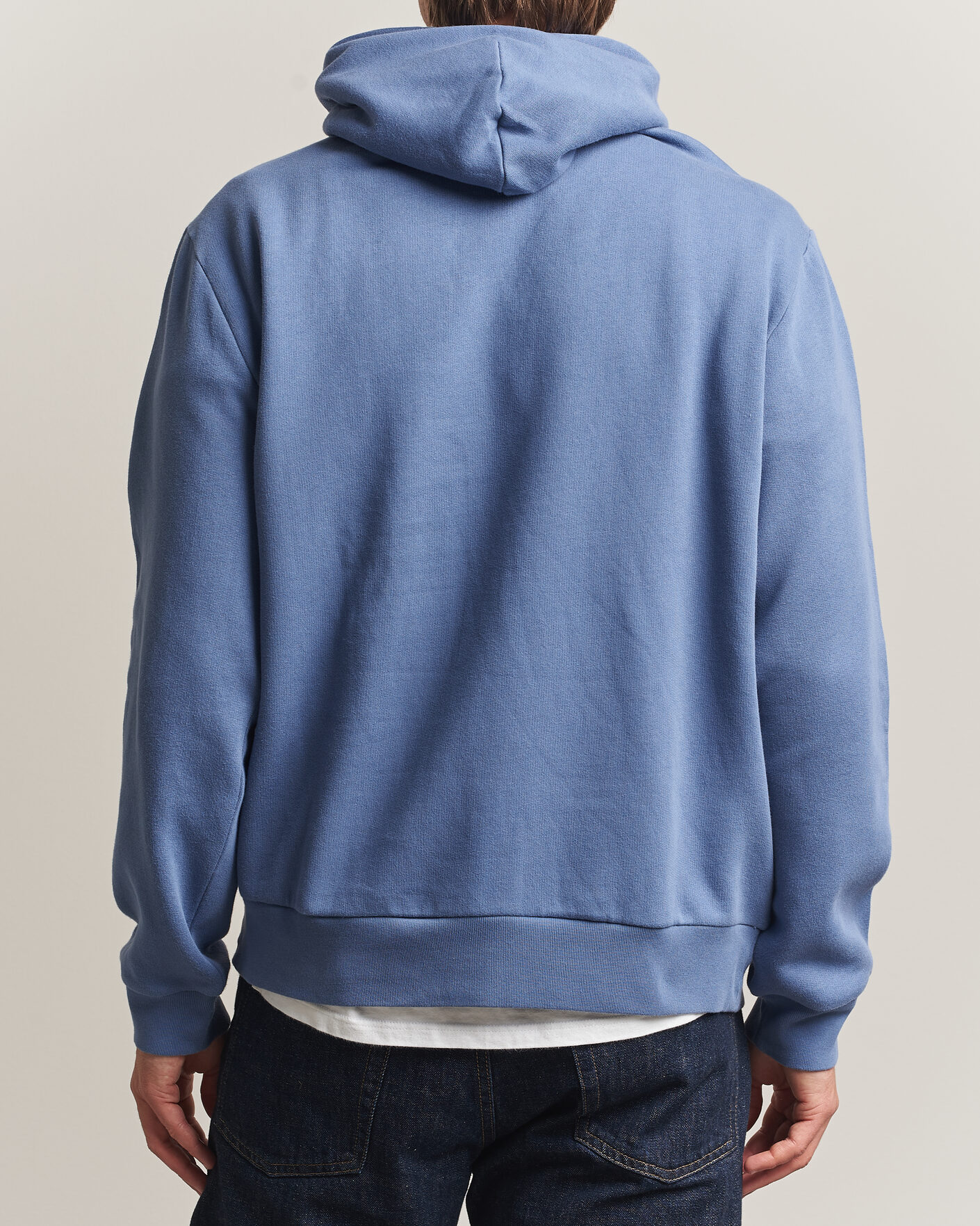 Men | Sweaters & Knitwear | Polo Ralph Lauren | Cotton Chest Logo Hood Carson Blue