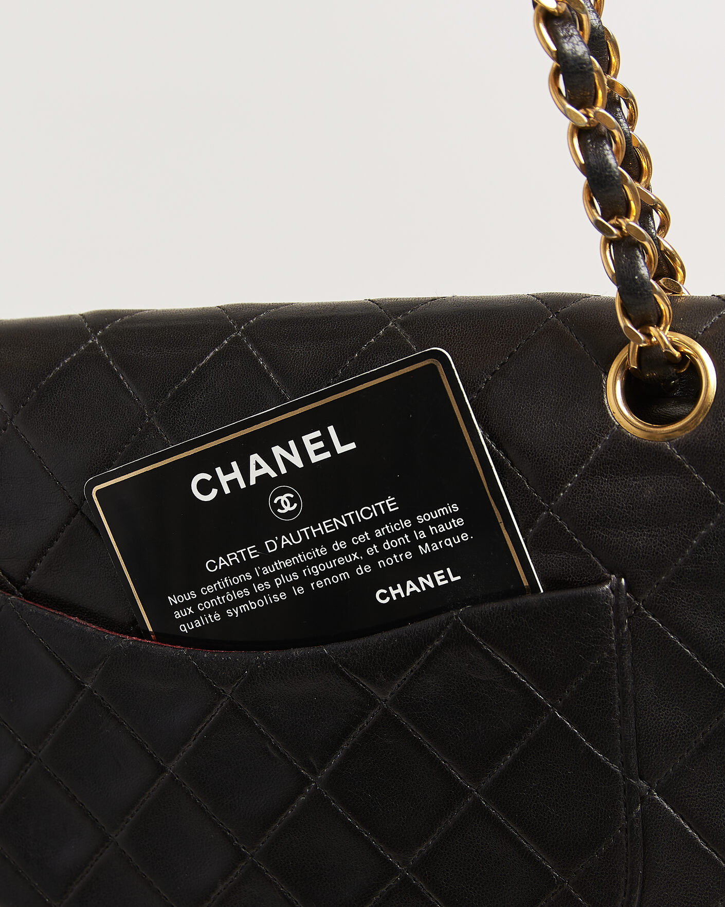 Men | Pre-Owned & Vintage Bags | Louis Vuitton Pre-Owned | Chanel Pre-Owned Classic Medium Double Flap Bag Lambskin Black