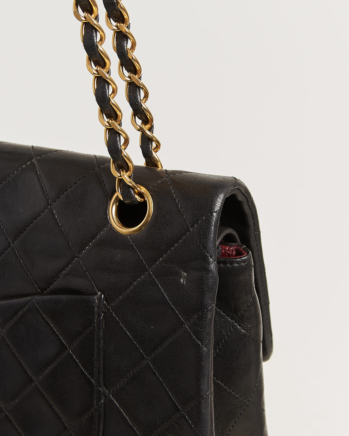 Men | Pre-Owned & Vintage Bags | Louis Vuitton Pre-Owned | Chanel Pre-Owned Classic Medium Double Flap Bag Lambskin Black