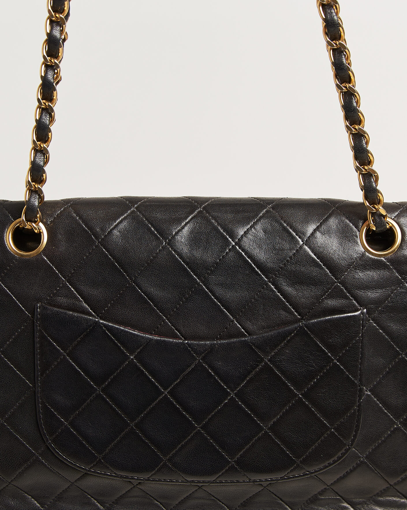 Men | Pre-Owned & Vintage Bags | Louis Vuitton Pre-Owned | Chanel Pre-Owned Classic Medium Double Flap Bag Lambskin Black