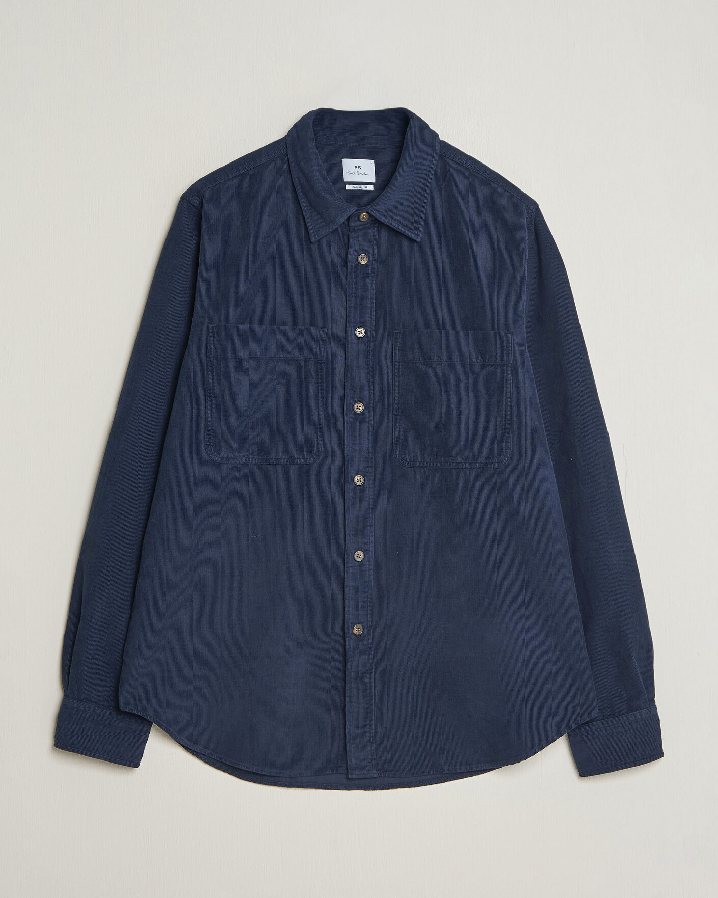 Men | Shirts | PS Paul Smith | Casual Fit Corduroy Shirt Navy