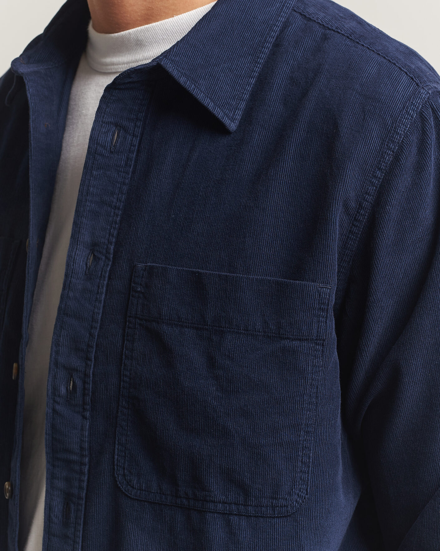 Men | Shirts | PS Paul Smith | Casual Fit Corduroy Shirt Navy