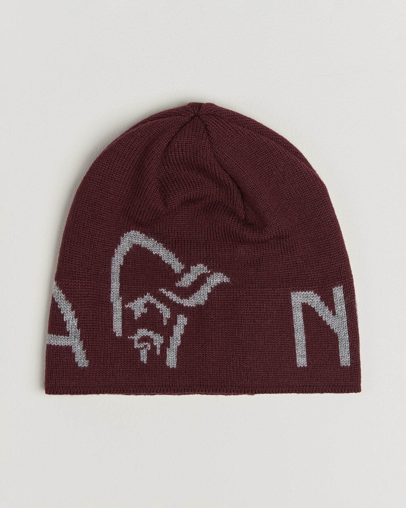 Men | Beanies | Norrøna | Mid Merino Wool Logo Beanie Port