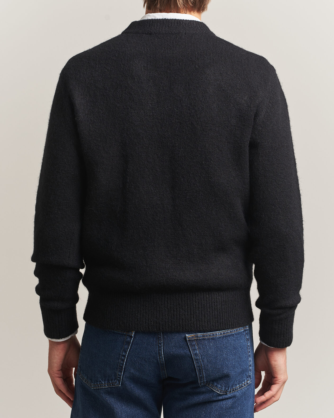 Men | Sweaters & Knitwear | Sunflower | Moon Alpaca Sweater Black