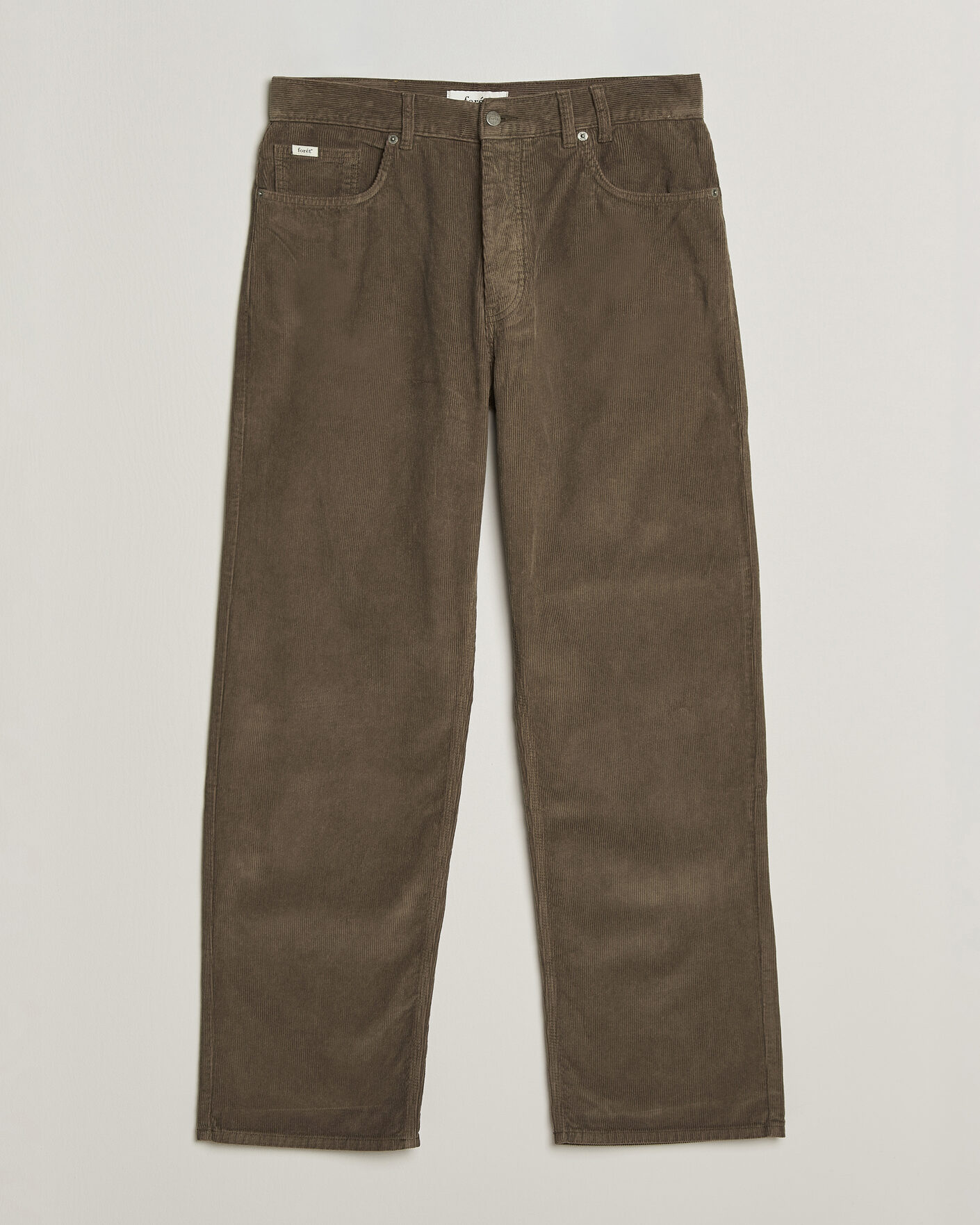 Men | Trousers | Forét | Moor Relaxed Fit Corduroy Pants Faded Wood