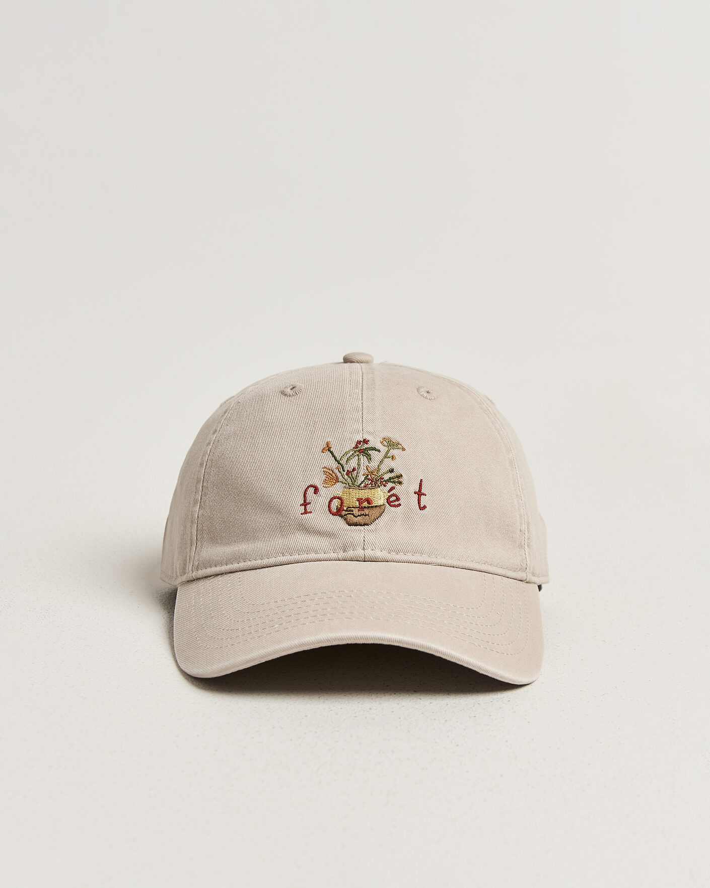 Men | Hats & Caps | Forét | Vase Washed Cap Khaki