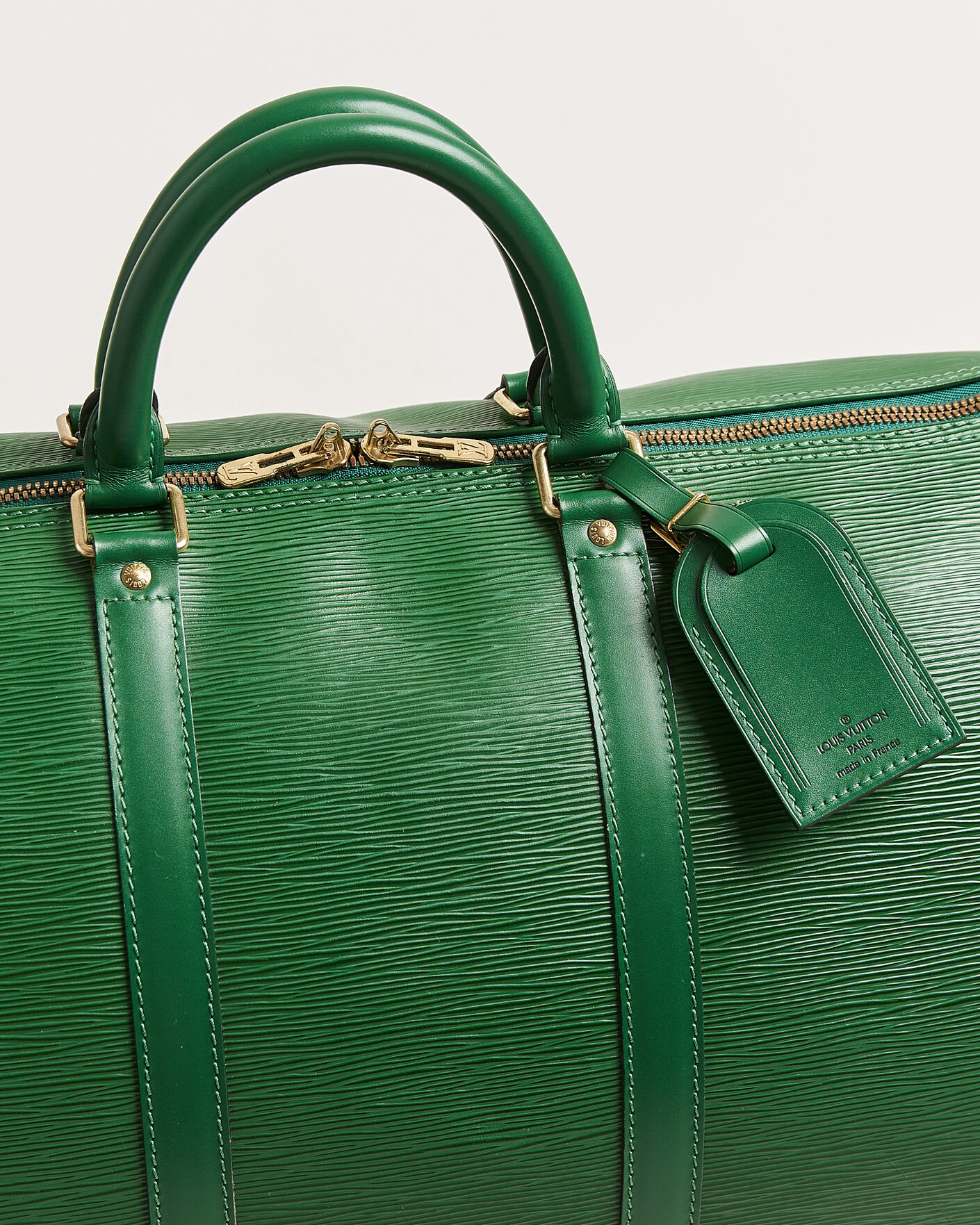 Men | Pre-Owned & Vintage Bags | Louis Vuitton Pre-Owned | Keepall 55 Epi Leather Green